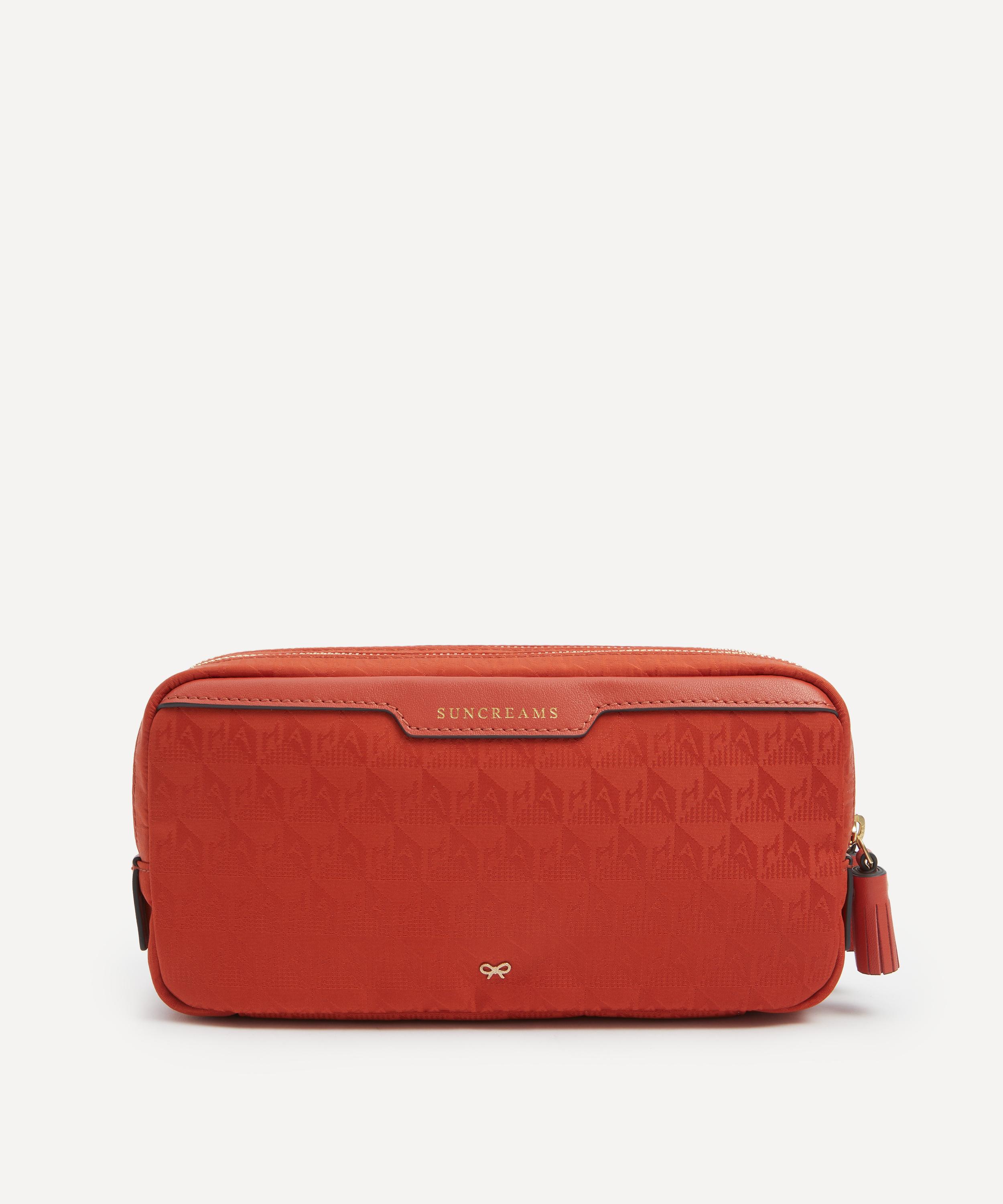 Anya Hindmarch - Burnt Sienna Beach Things Pouch image number 0