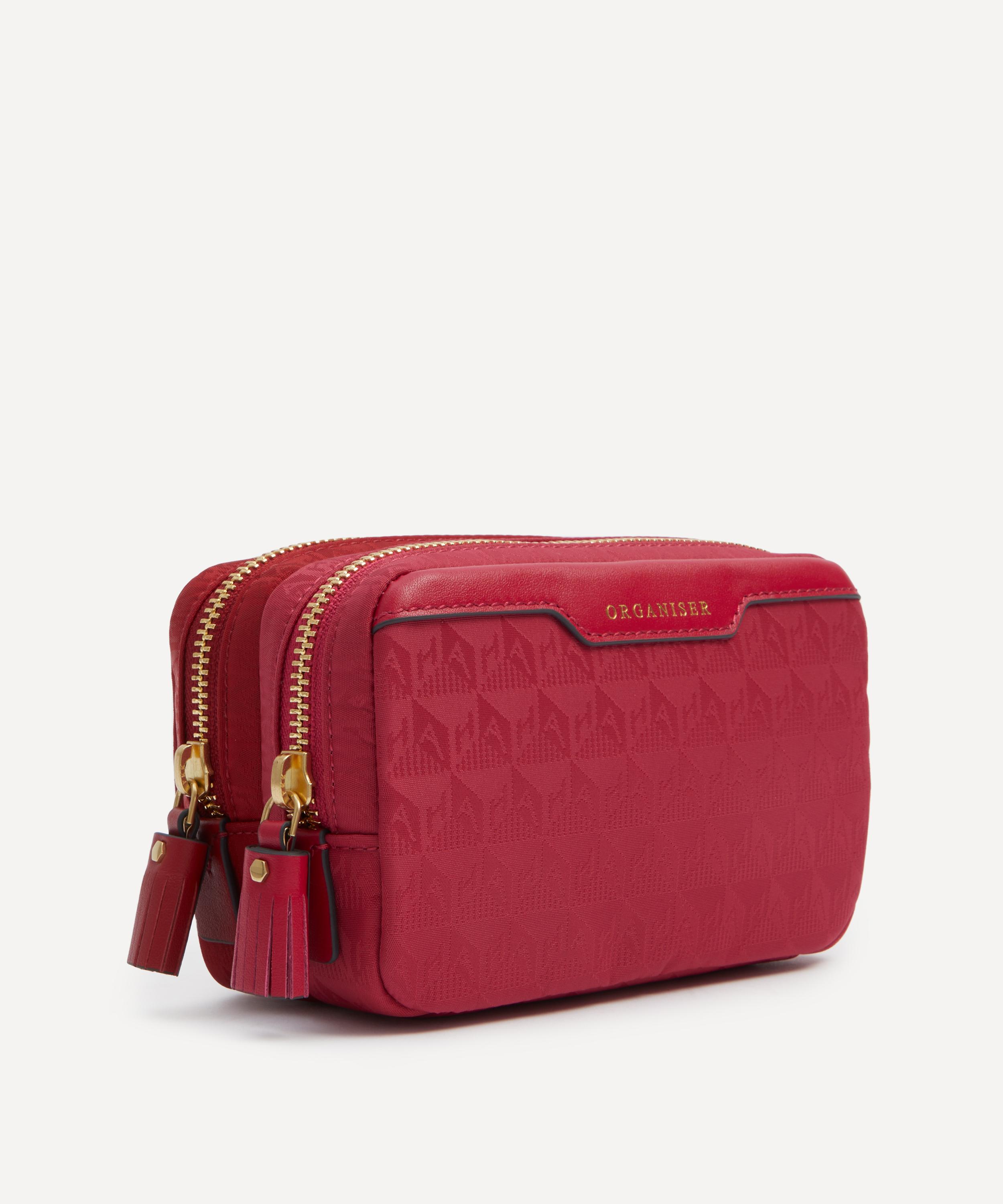 Anya Hindmarch - Magenta Organiser Duo Pouch image number 0