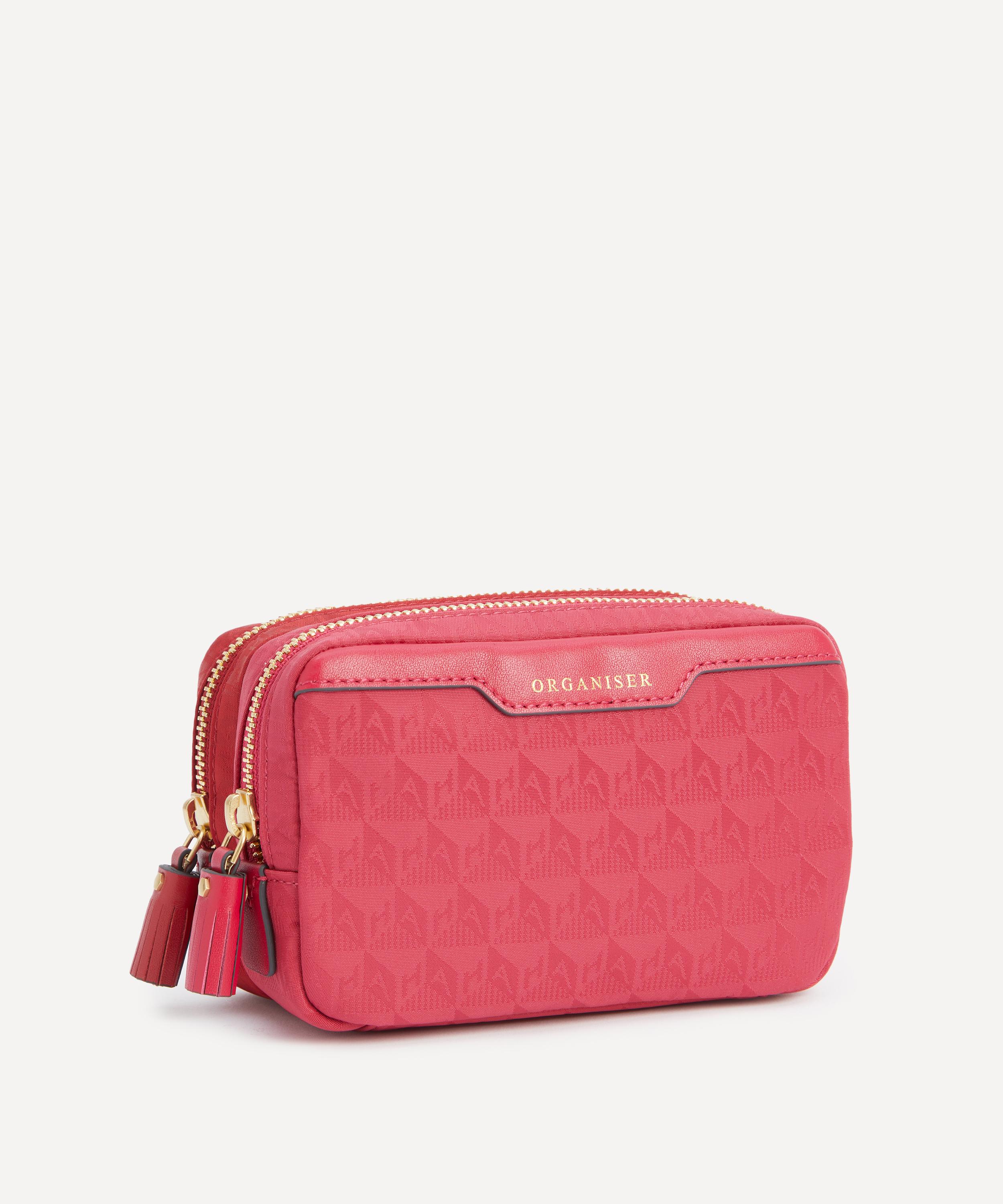 Anya Hindmarch - Magenta Organiser Duo Pouch image number 1