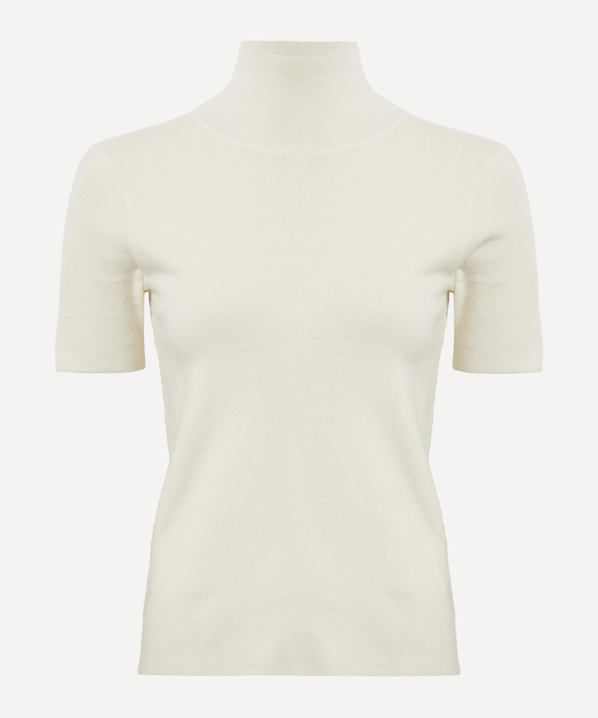 AEXAE - Cashmere Ribbed High-Neck Top image number 0
