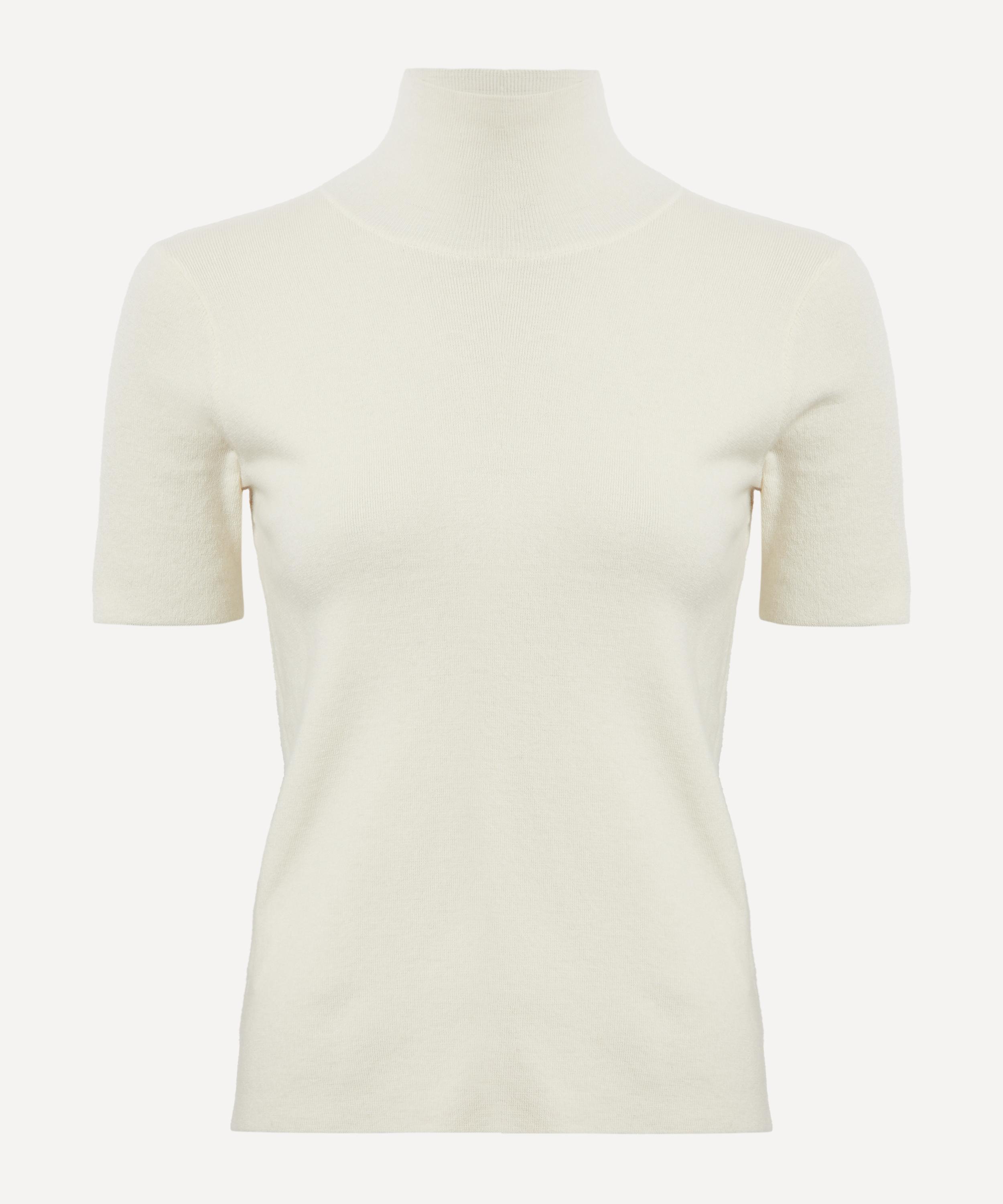 AEXAE - Cashmere Ribbed High-Neck Top image number 0