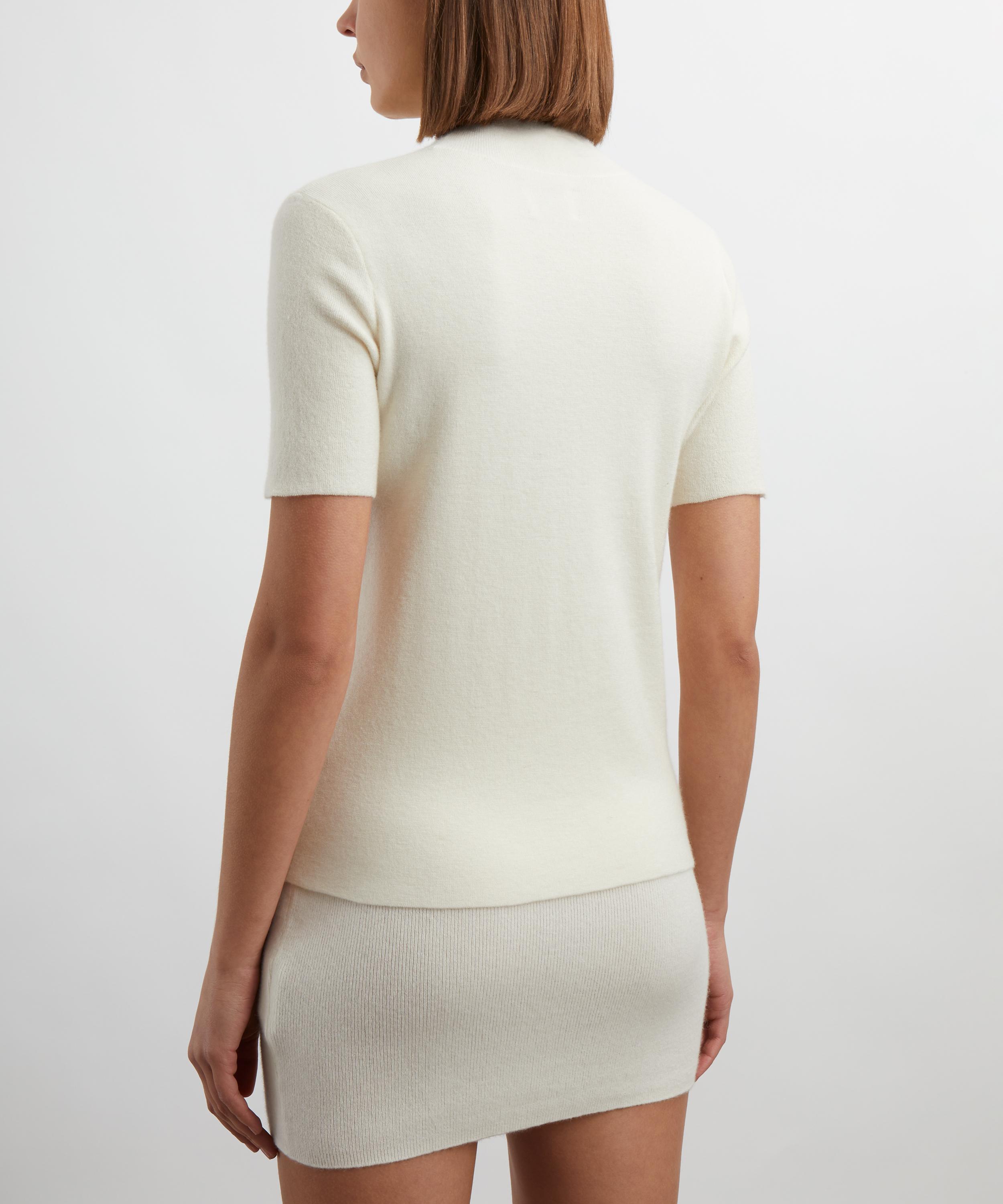 AEXAE - Cashmere Ribbed High-Neck Top image number 3