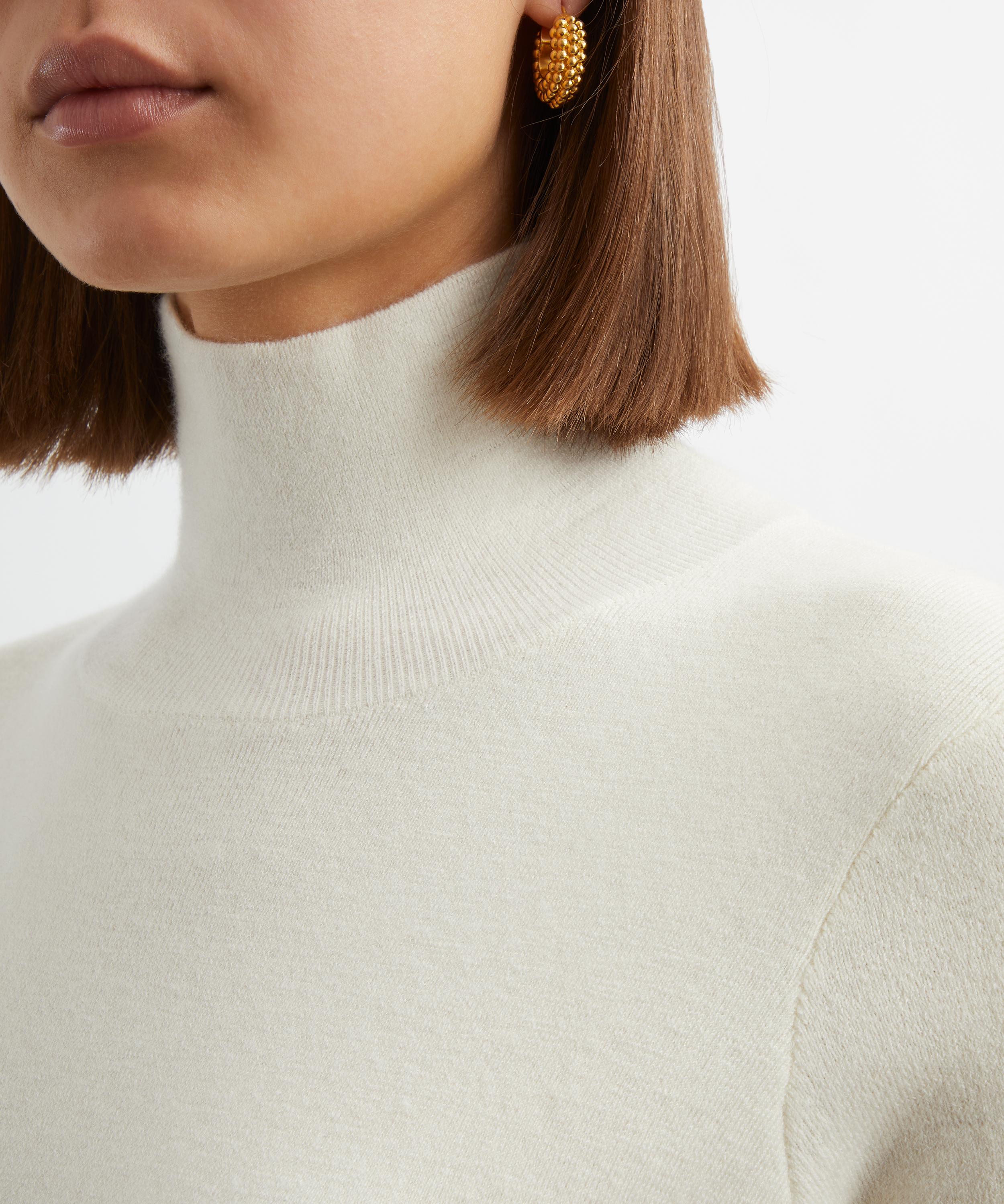 AEXAE - Cashmere Ribbed High-Neck Top image number 4