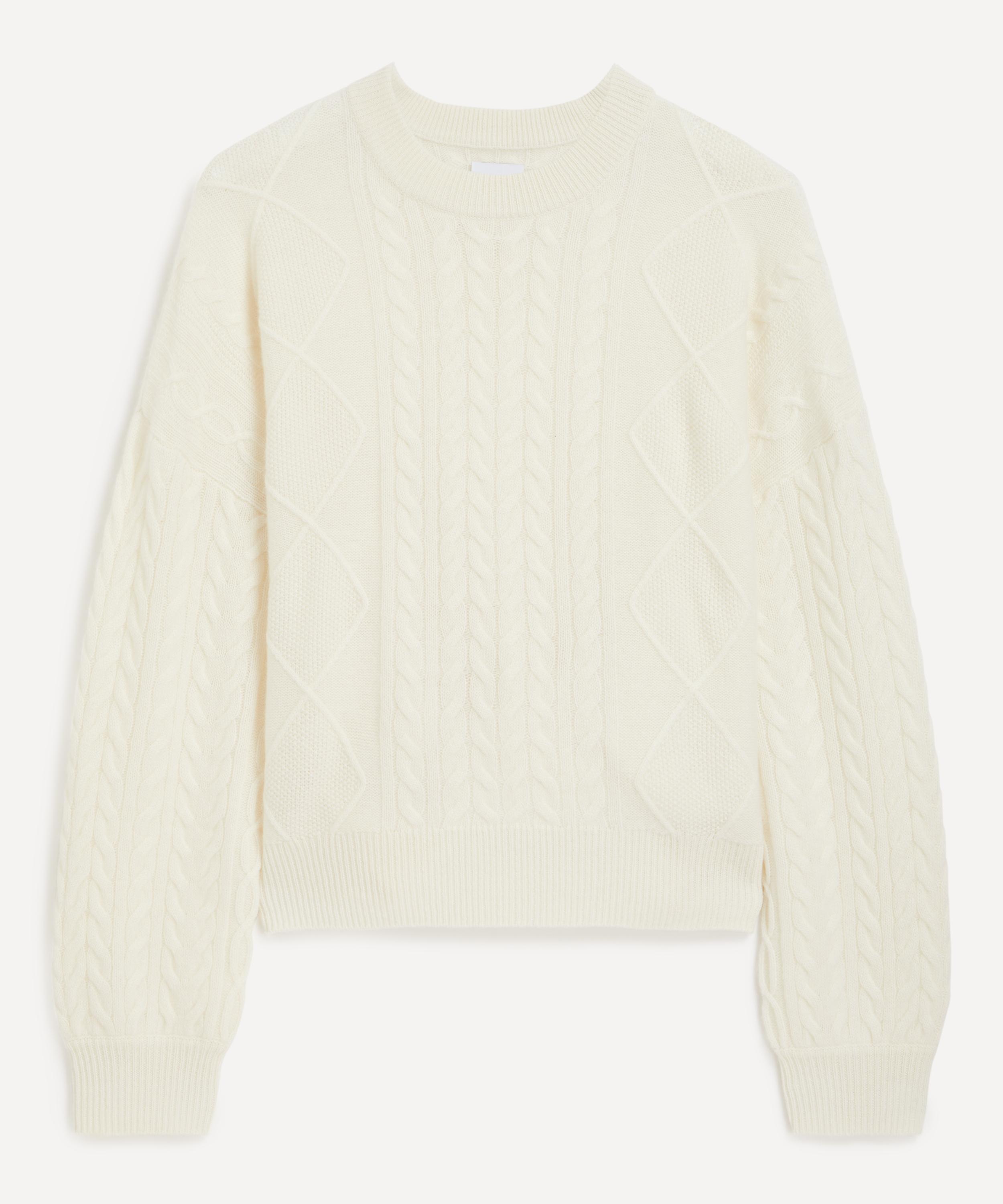 AEXAE - Oversized Cashmere Cable Jumper image number 0