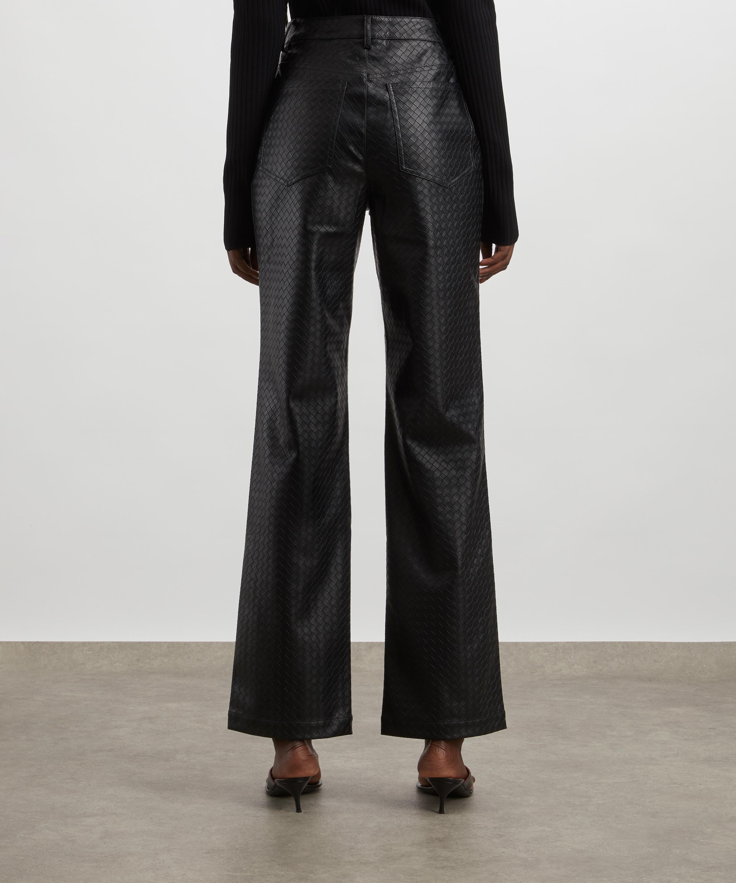 ROTATE Birger Christensen - Braided Straight Trousers image number 3