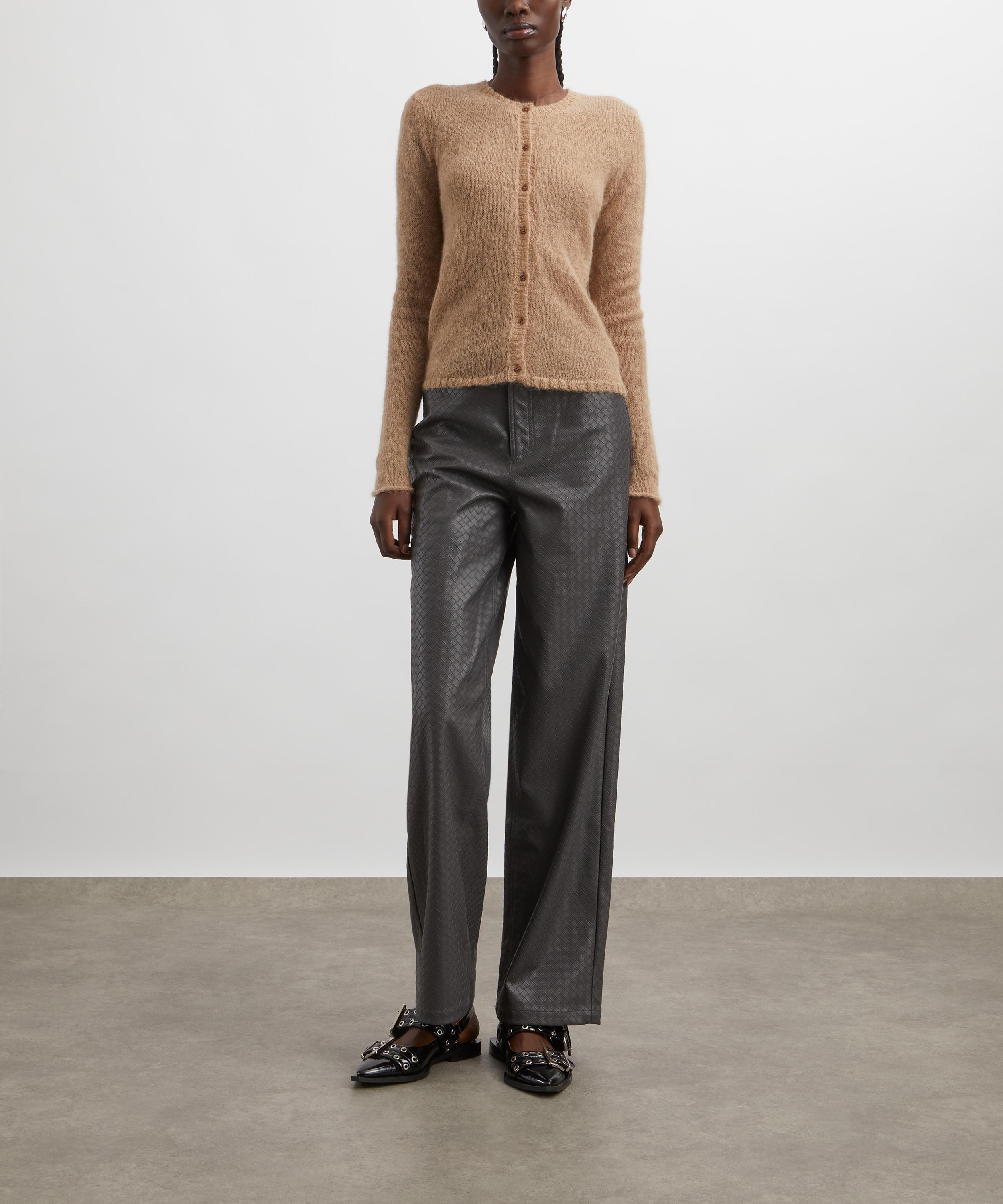 ROTATE Birger Christensen - High Waist Braided Straight Trousers image number 1