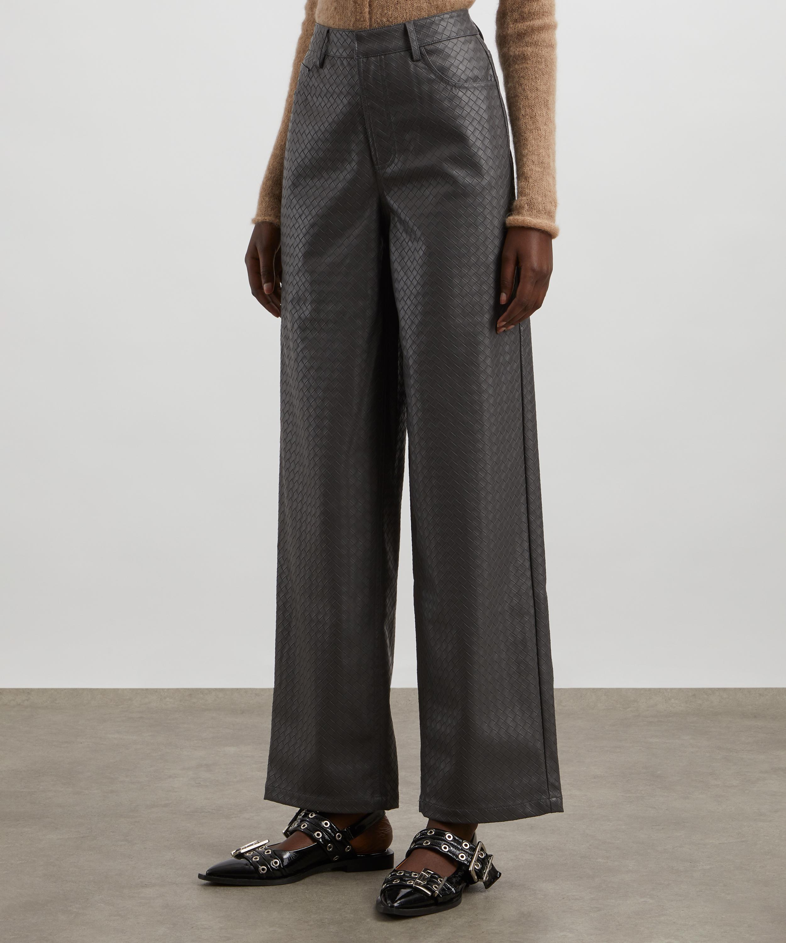 ROTATE Birger Christensen - High Waist Braided Straight Trousers image number 2