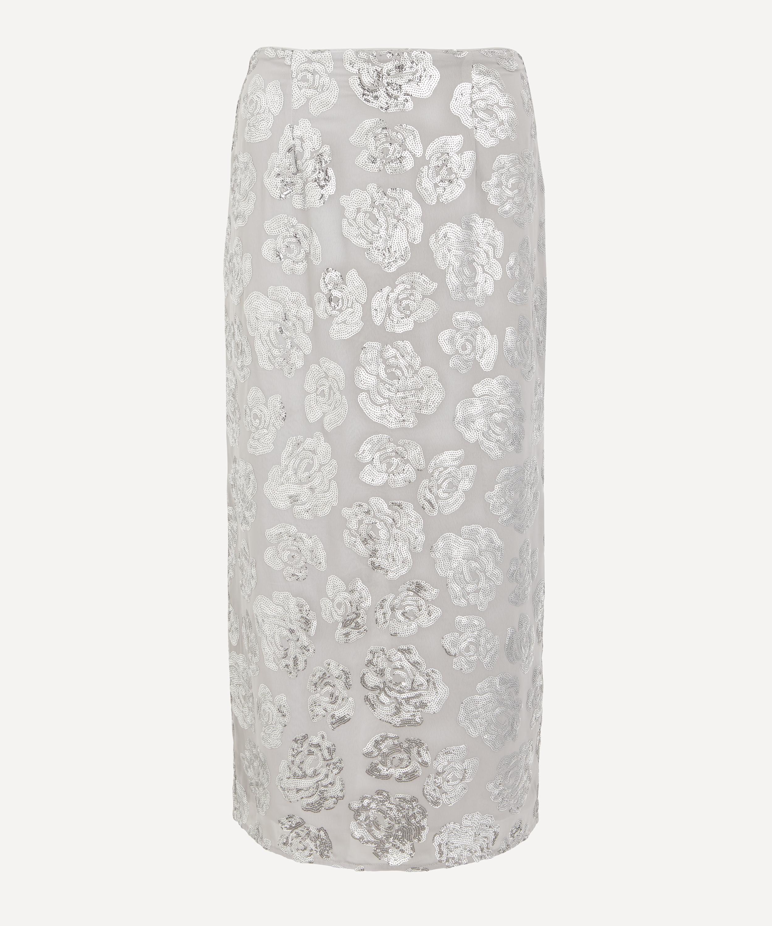 ROTATE Birger Christensen - Sequin Chiffon Skirt