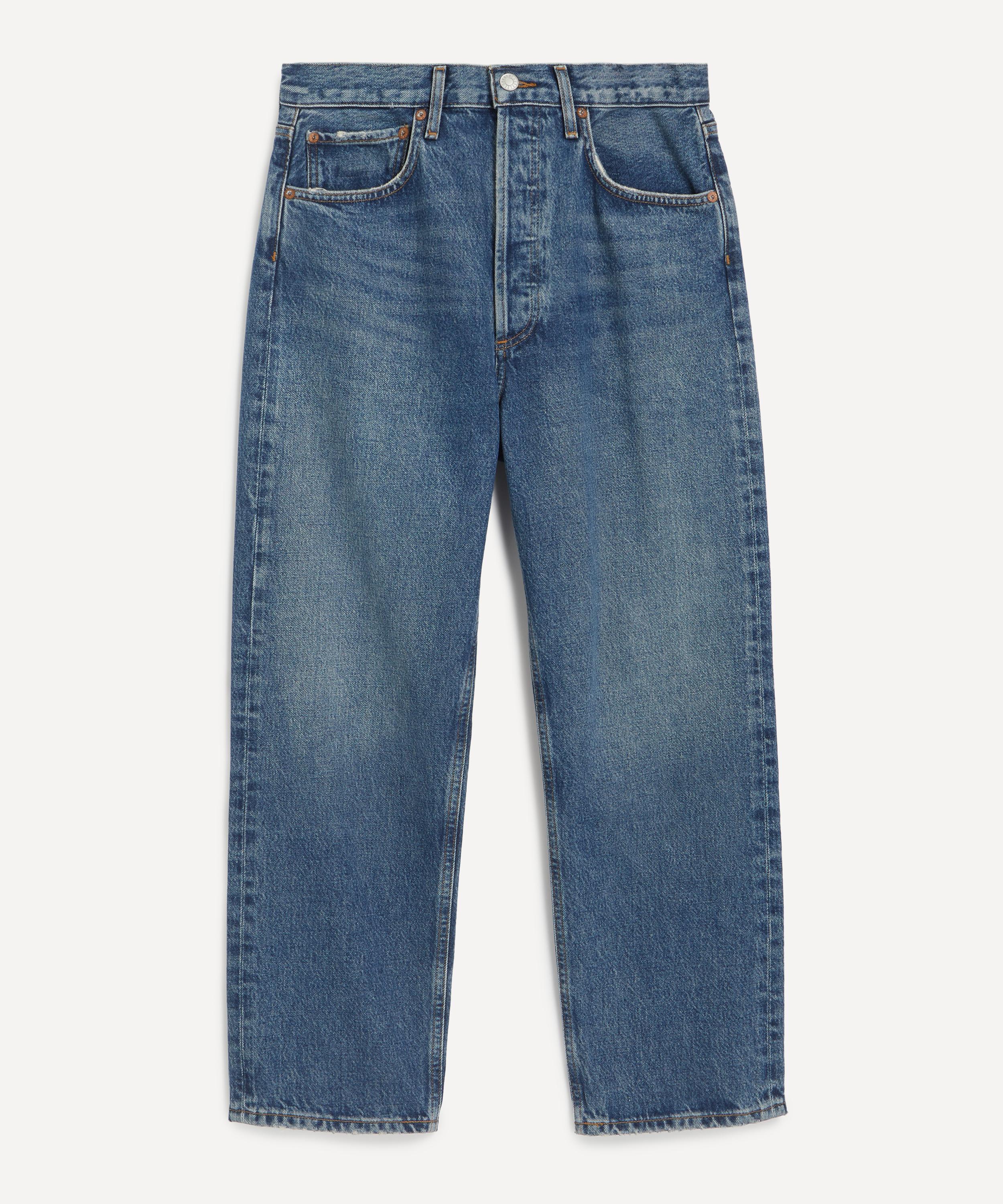 AGOLDE - 90s Crop Mid-Rise Straight Jeans in Essence