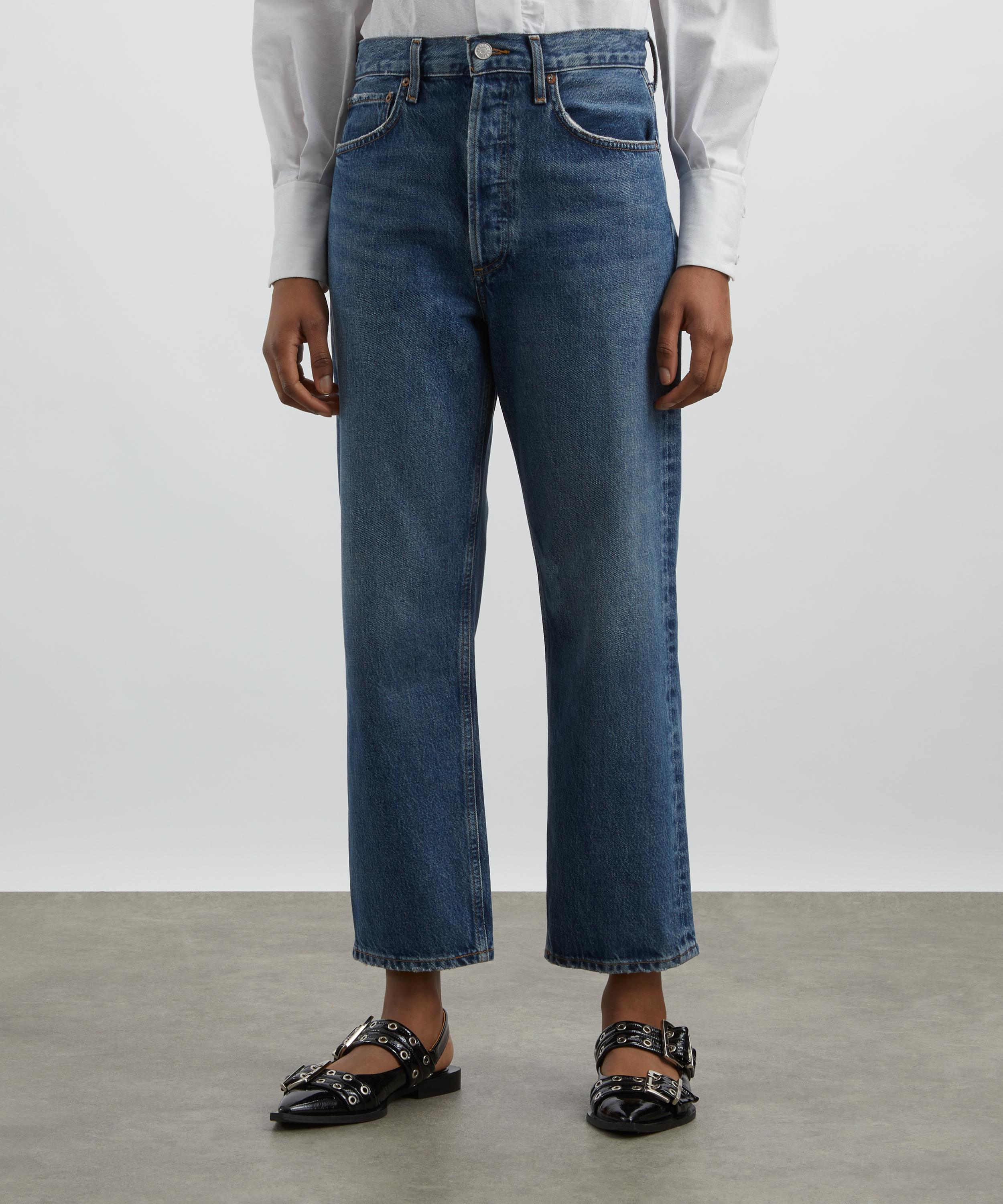 AGOLDE - 90s Crop Mid-Rise Straight Jeans in Essence image number 2