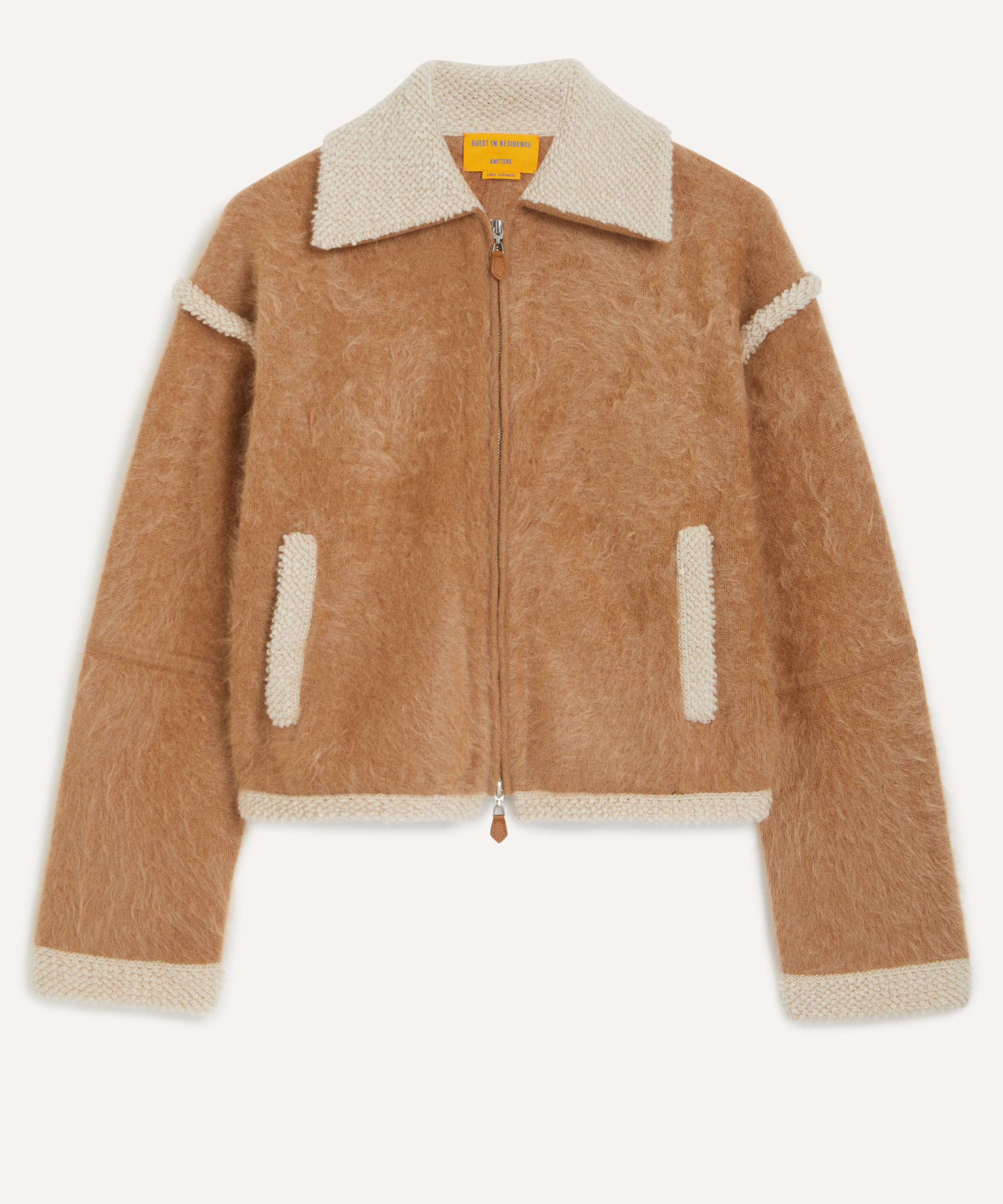 Guest In Residence - Cashmere Grizzly Bomber Jacket image number 0
