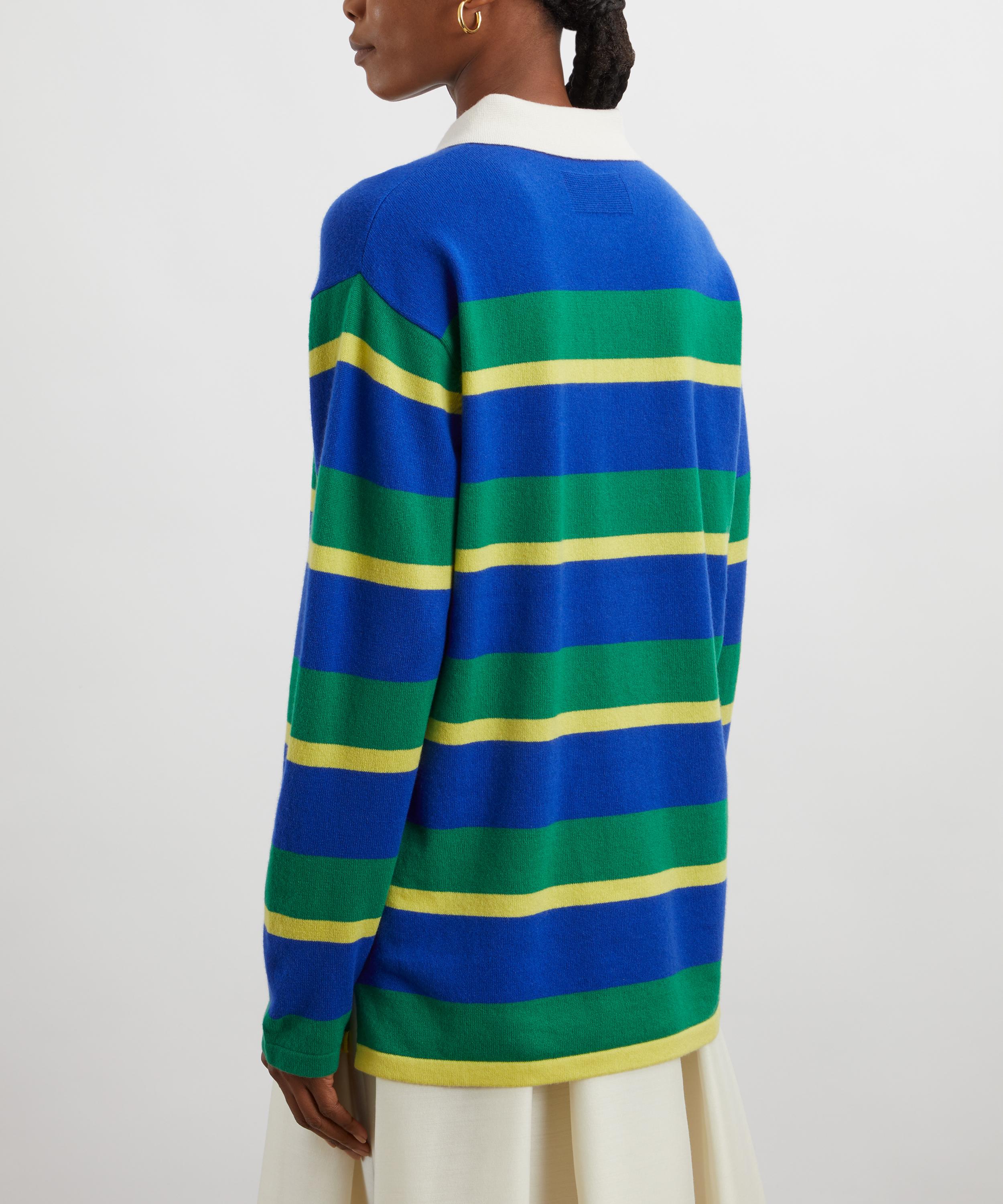 Guest In Residence - Cashmere Striped Rugby Shirt image number 3