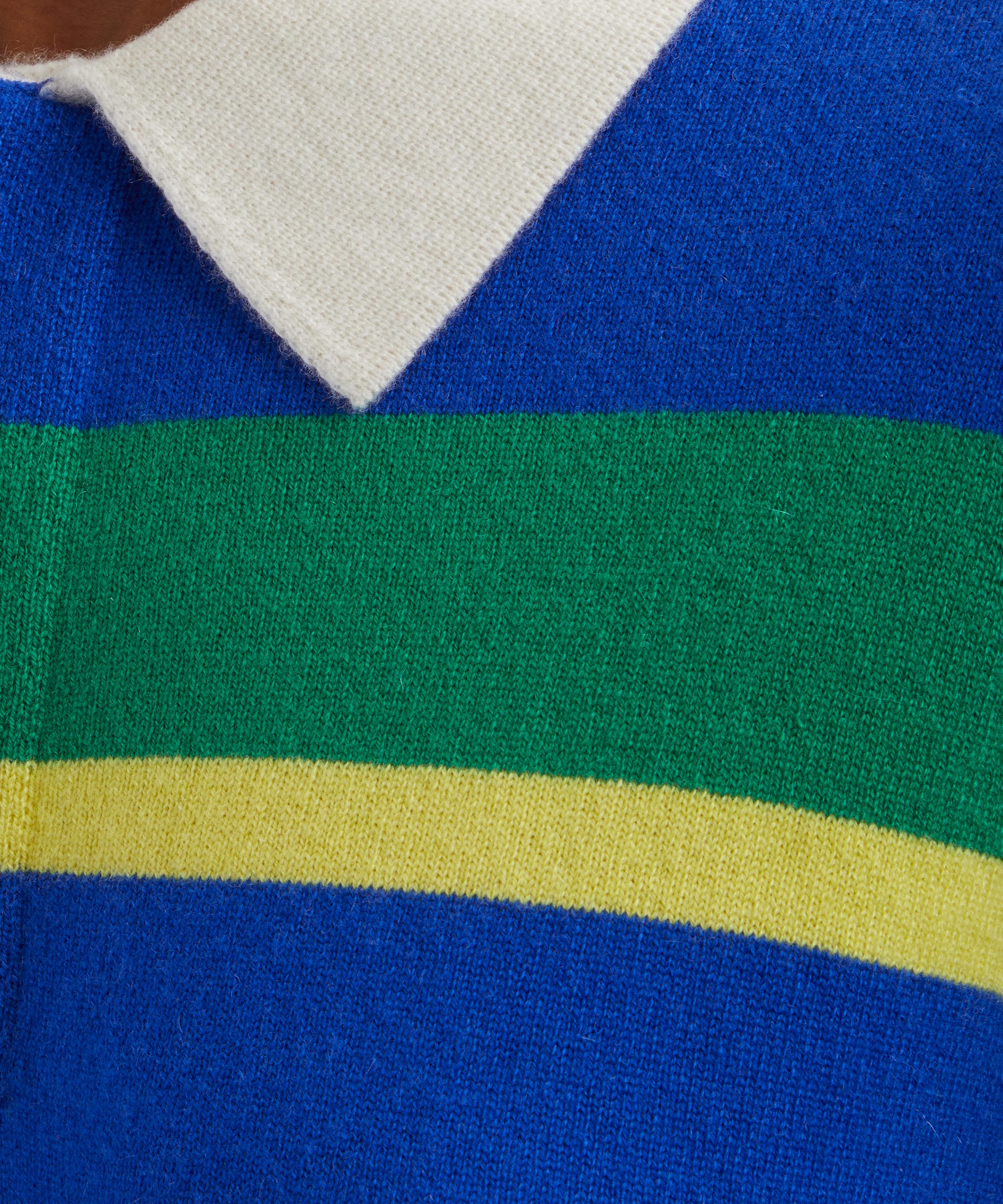 Guest In Residence - Cashmere Striped Rugby Shirt image number 4