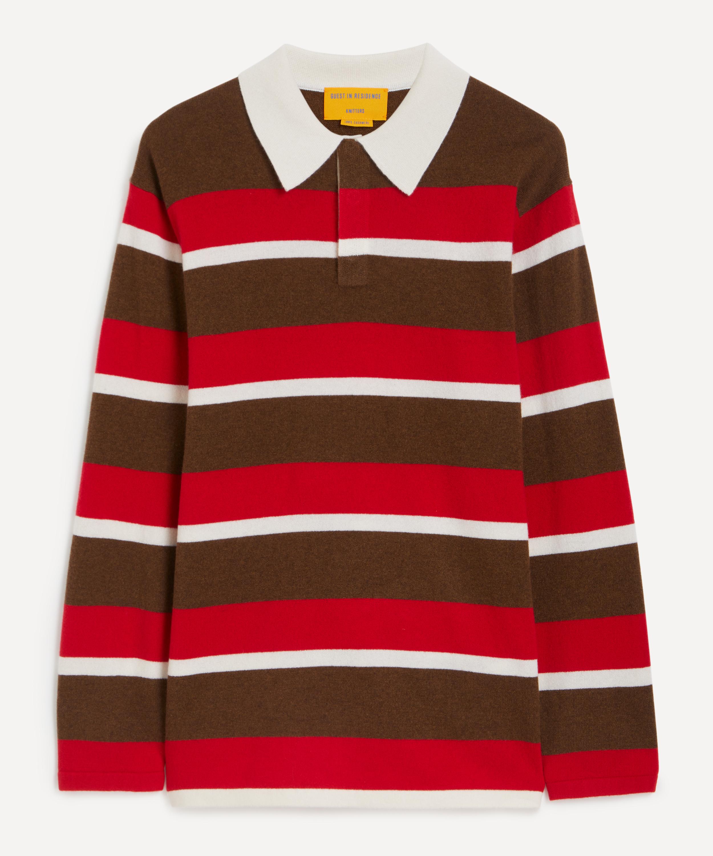 Guest In Residence - Cashmere Striped Rugby Shirt image number 0