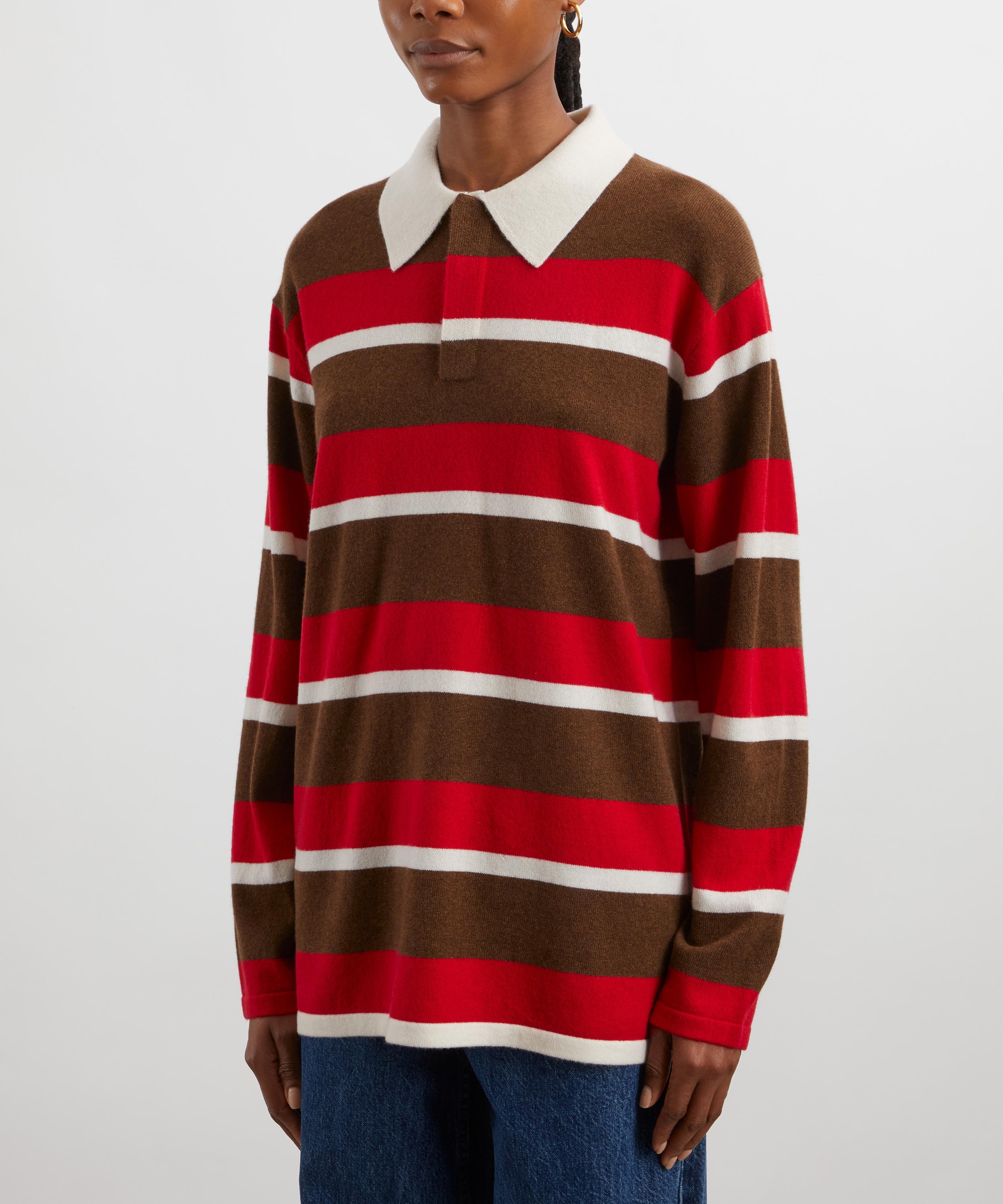 Guest In Residence - Cashmere Striped Rugby Shirt image number 2