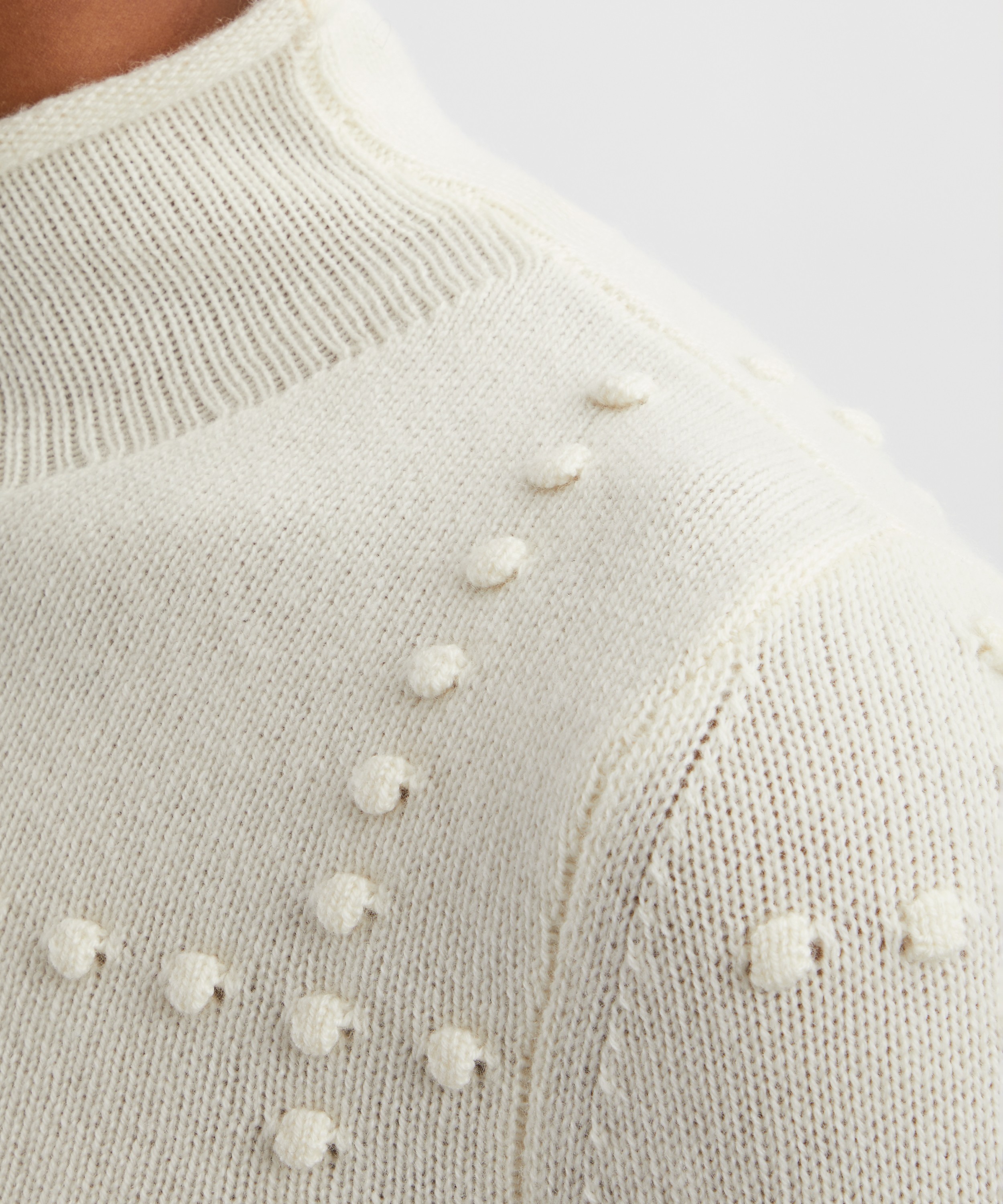 Guest In Residence - Wool-Cashmere Popcorn Turtleneck Top image number 4