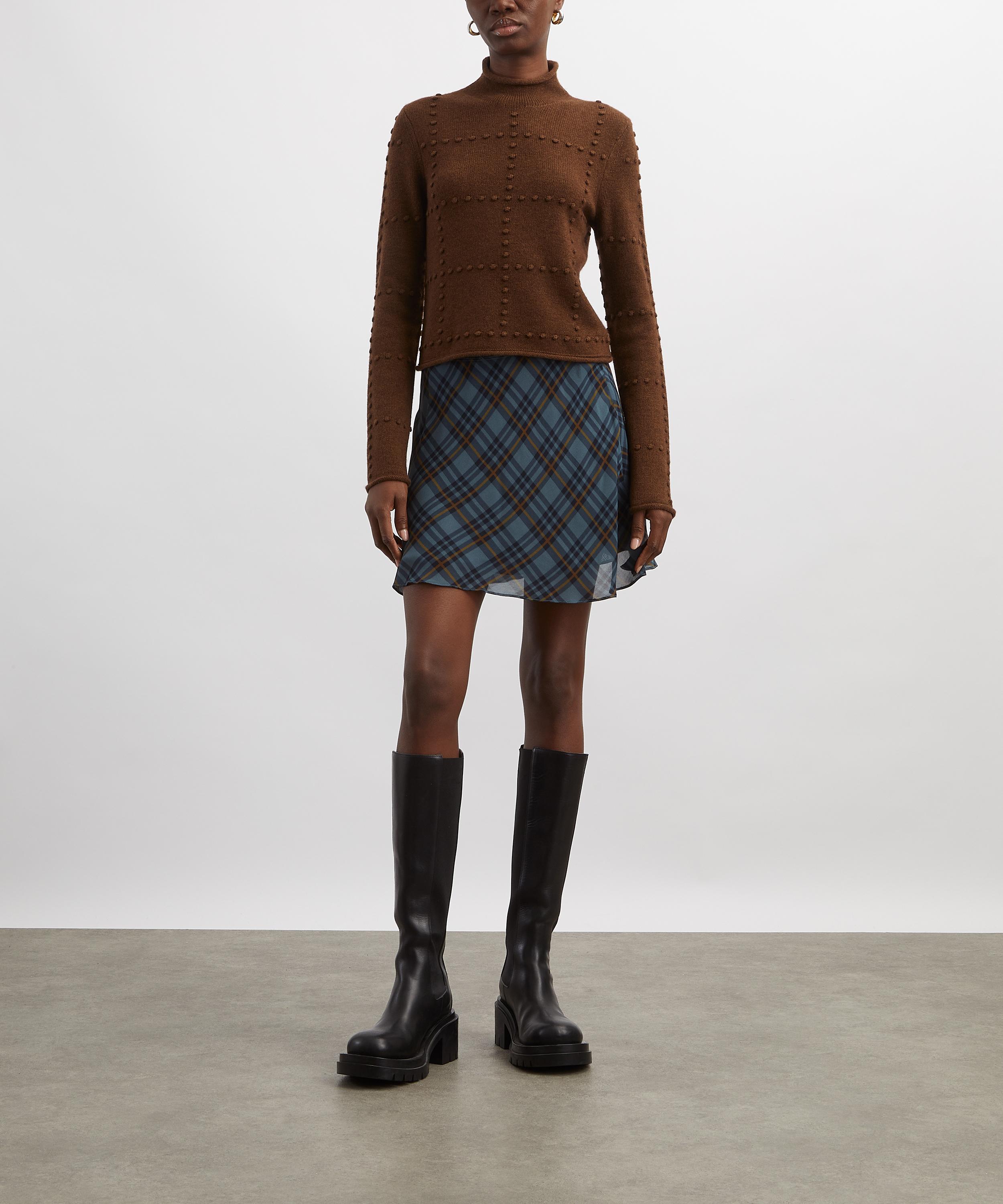 Guest In Residence - Wool-Cashmere Popcorn Turtleneck Top image number 1