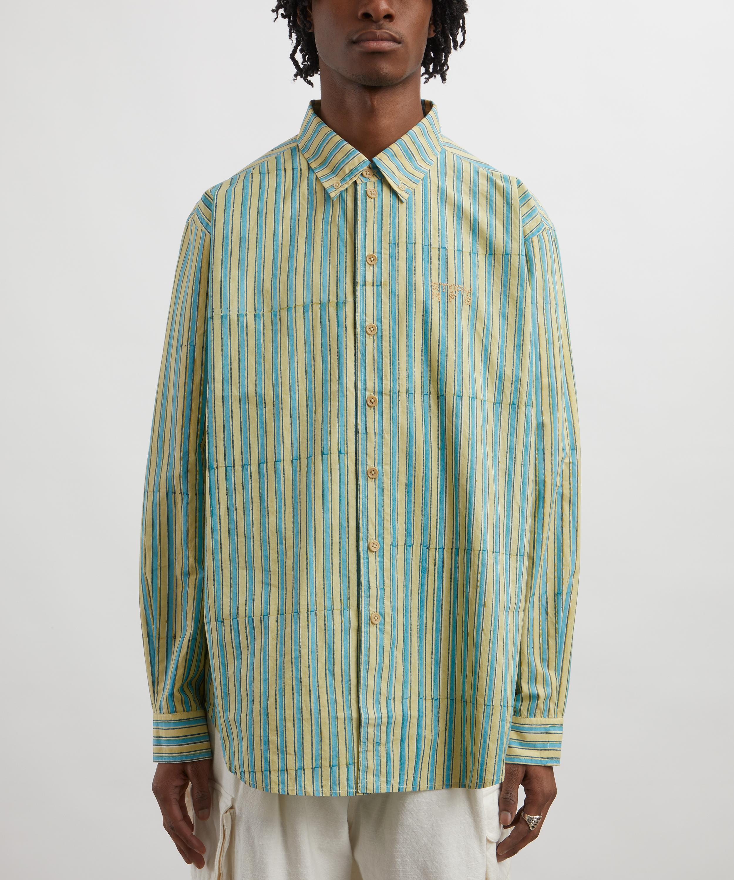 STORY mfg. - Office Durdle Stripe Shirt image number 2