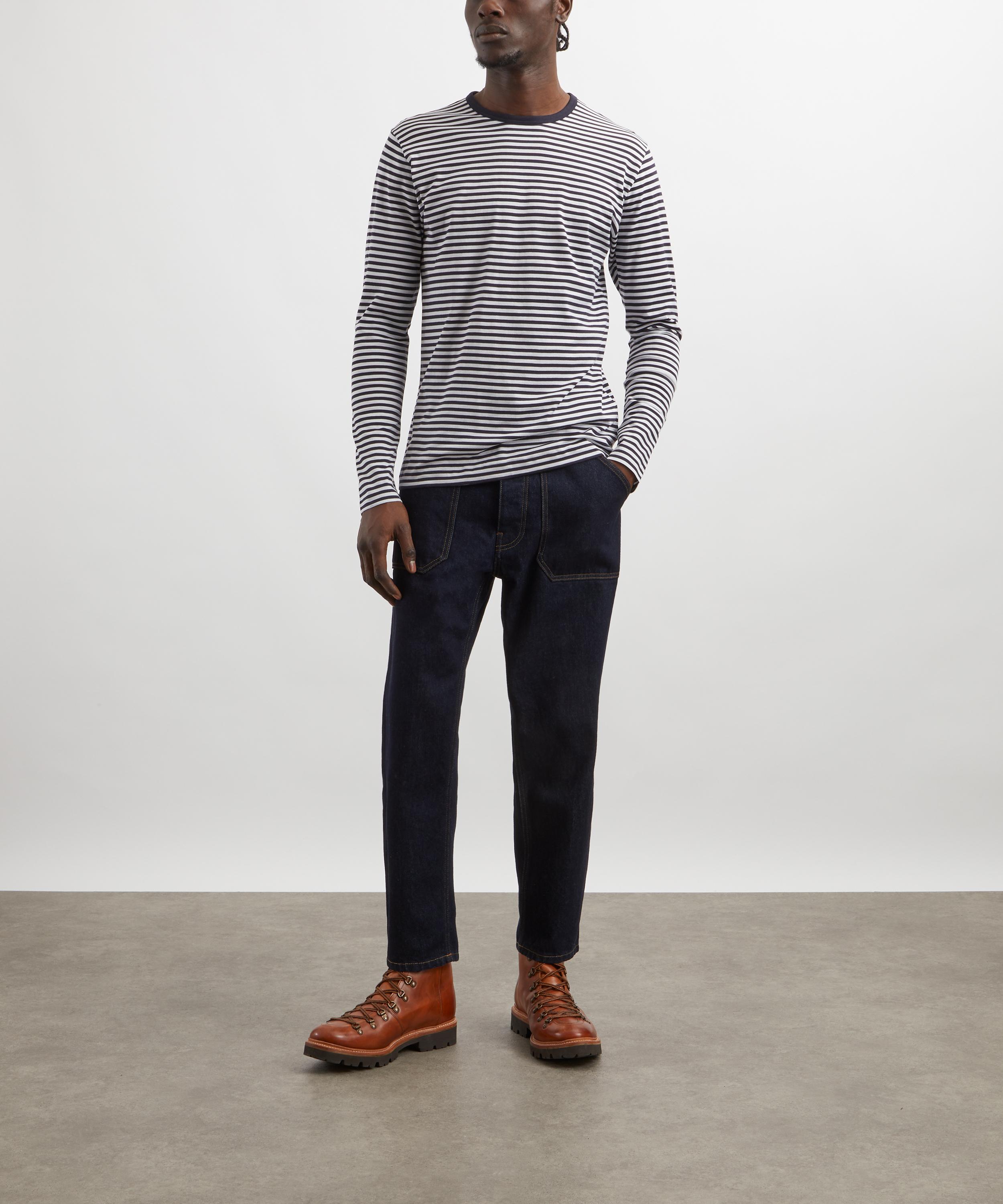Sunspel Long Sleeve Classic Striped T-Shirt | Liberty