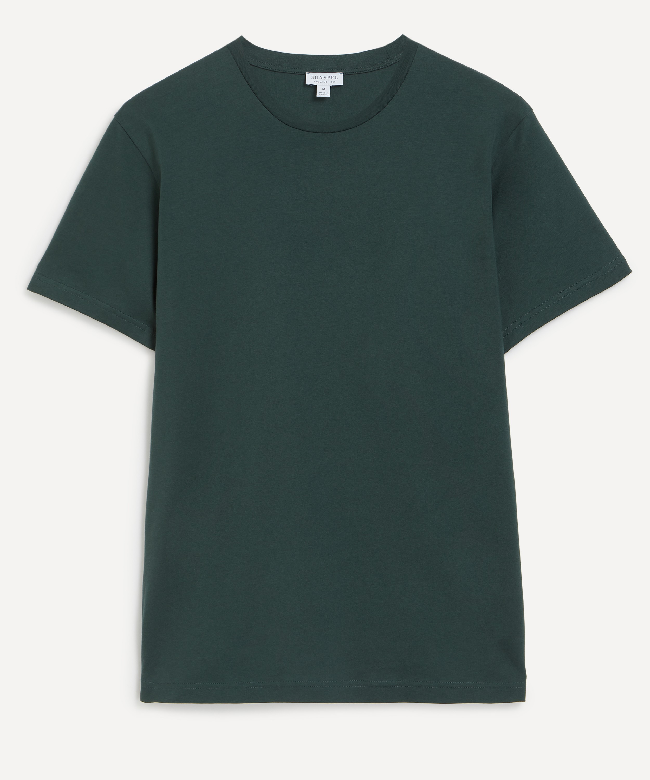 Sunspel - Holly Green Riviera Midweight T-Shirt image number 0