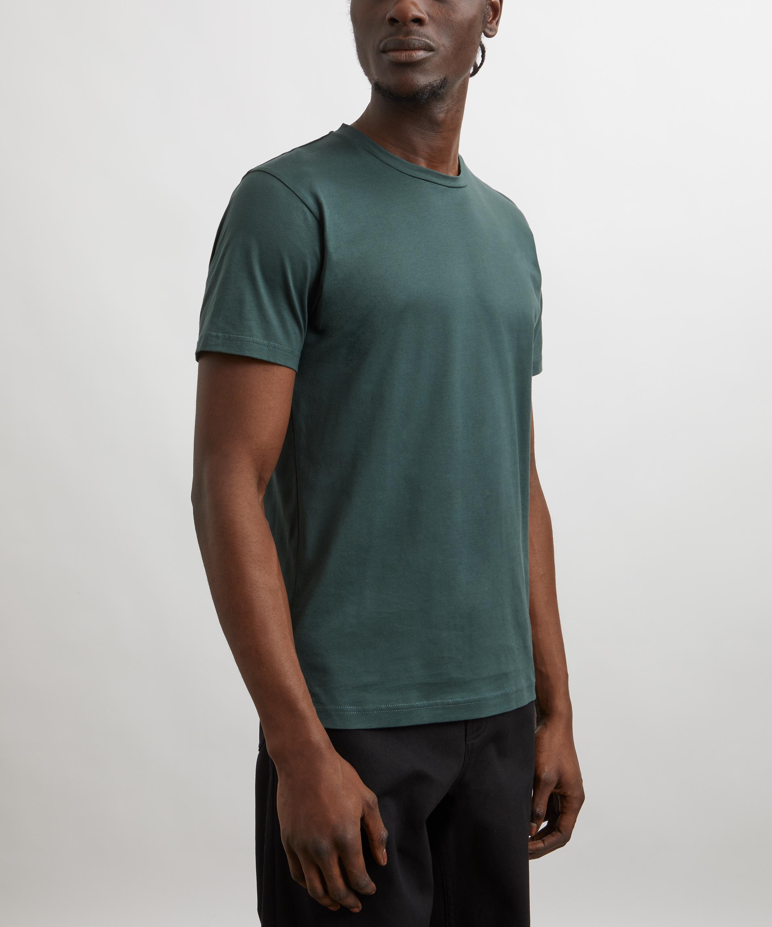 Sunspel - Holly Green Riviera Midweight T-Shirt image number 2