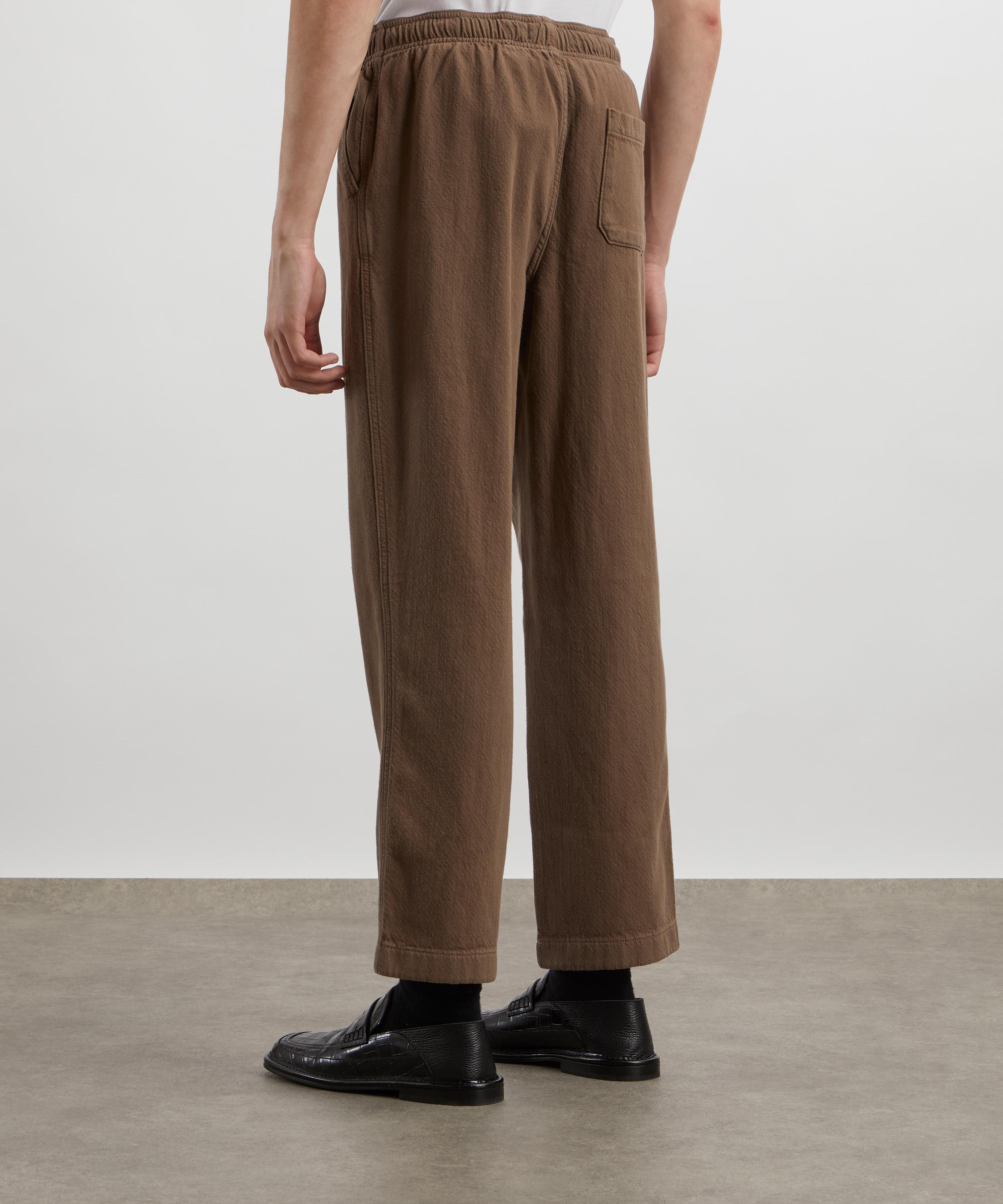 Frame - Textured Terry Travel Trousers in Taupe image number 3