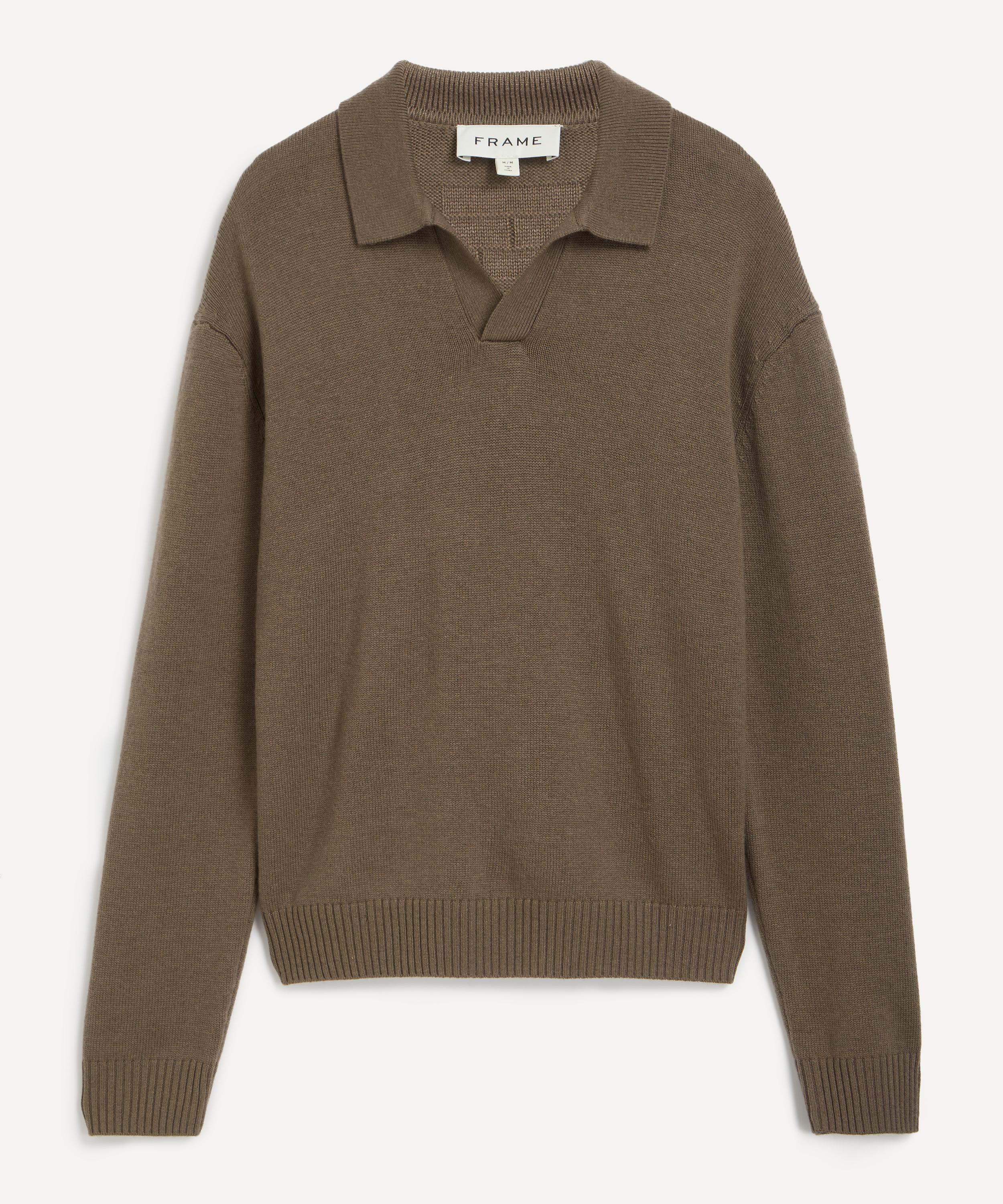 Frame - Silk-Blend Polo Jumper image number 0