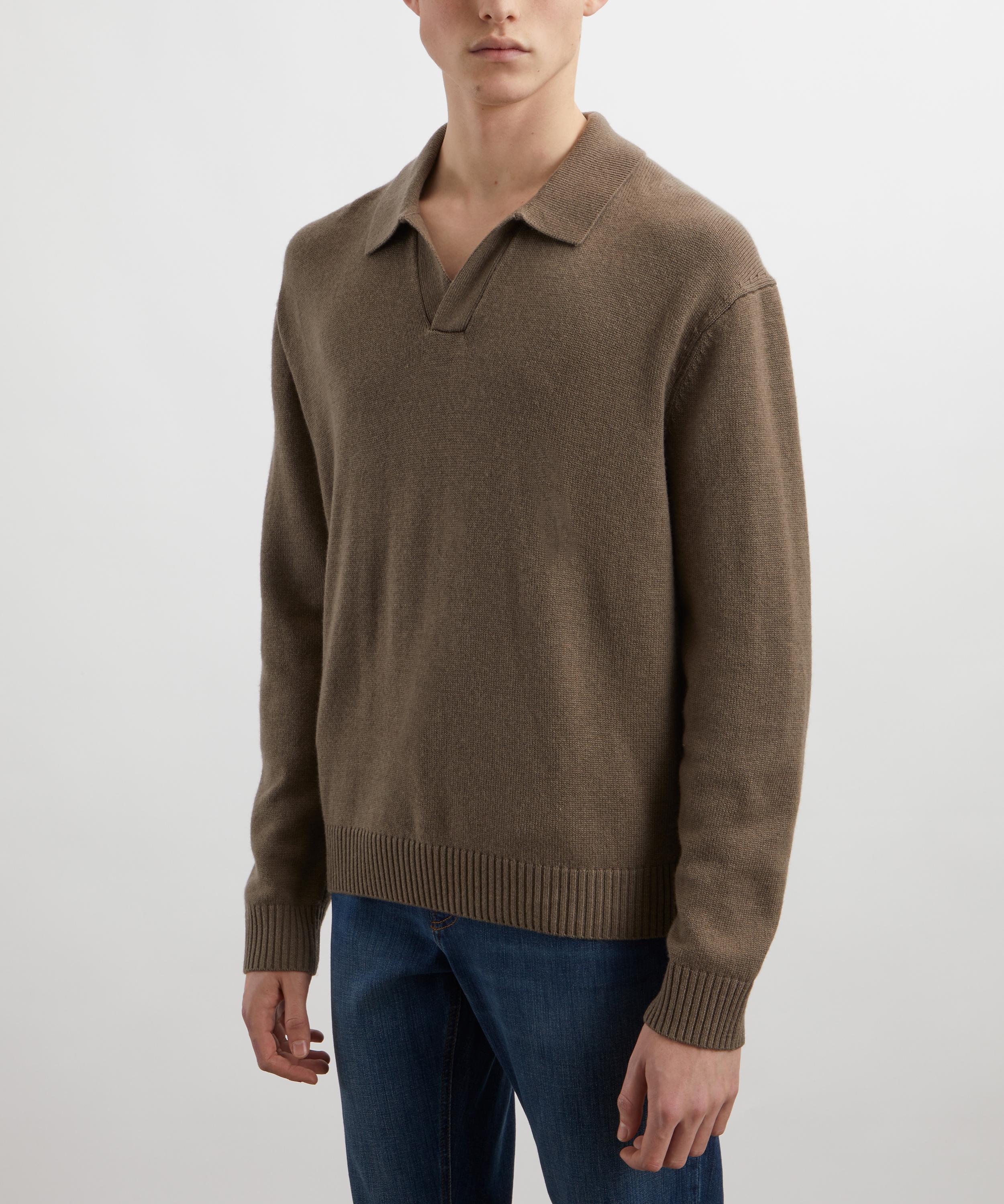 Frame - Silk-Blend Polo Jumper image number 2