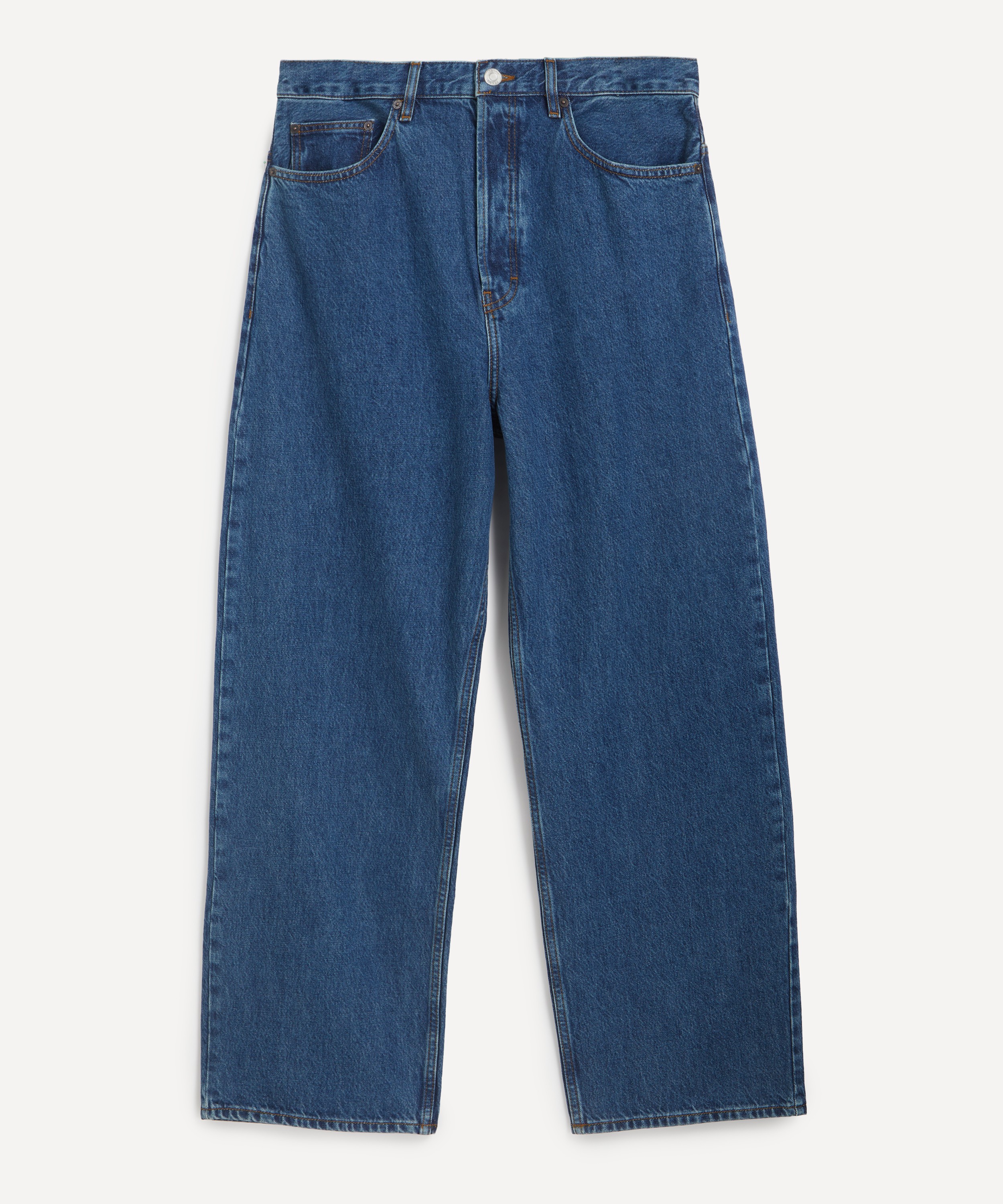 Frame - Baggy Wide Leg Jeans in Bonair image number 0