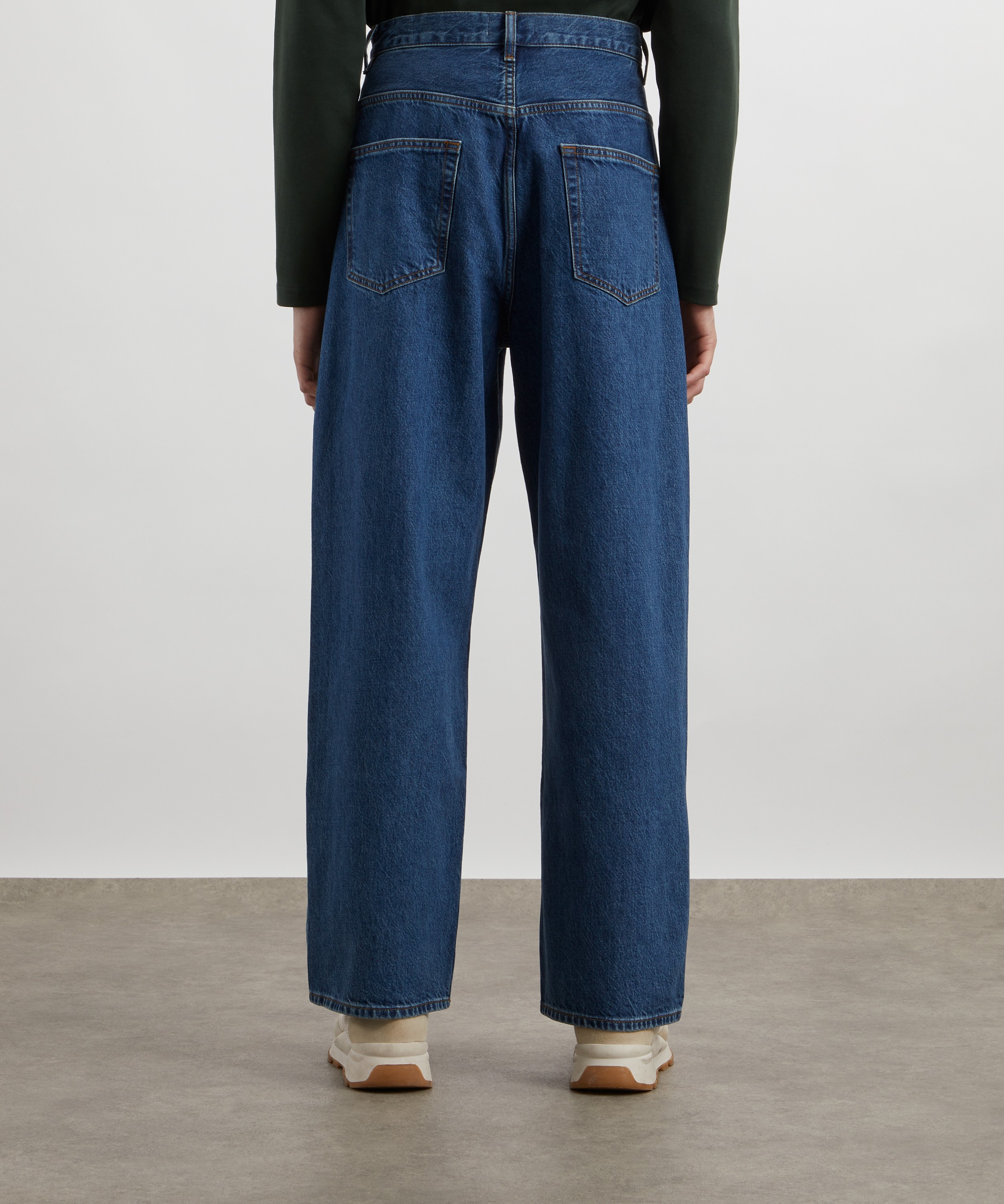 Frame - Baggy Wide Leg Jeans in Bonair image number 3