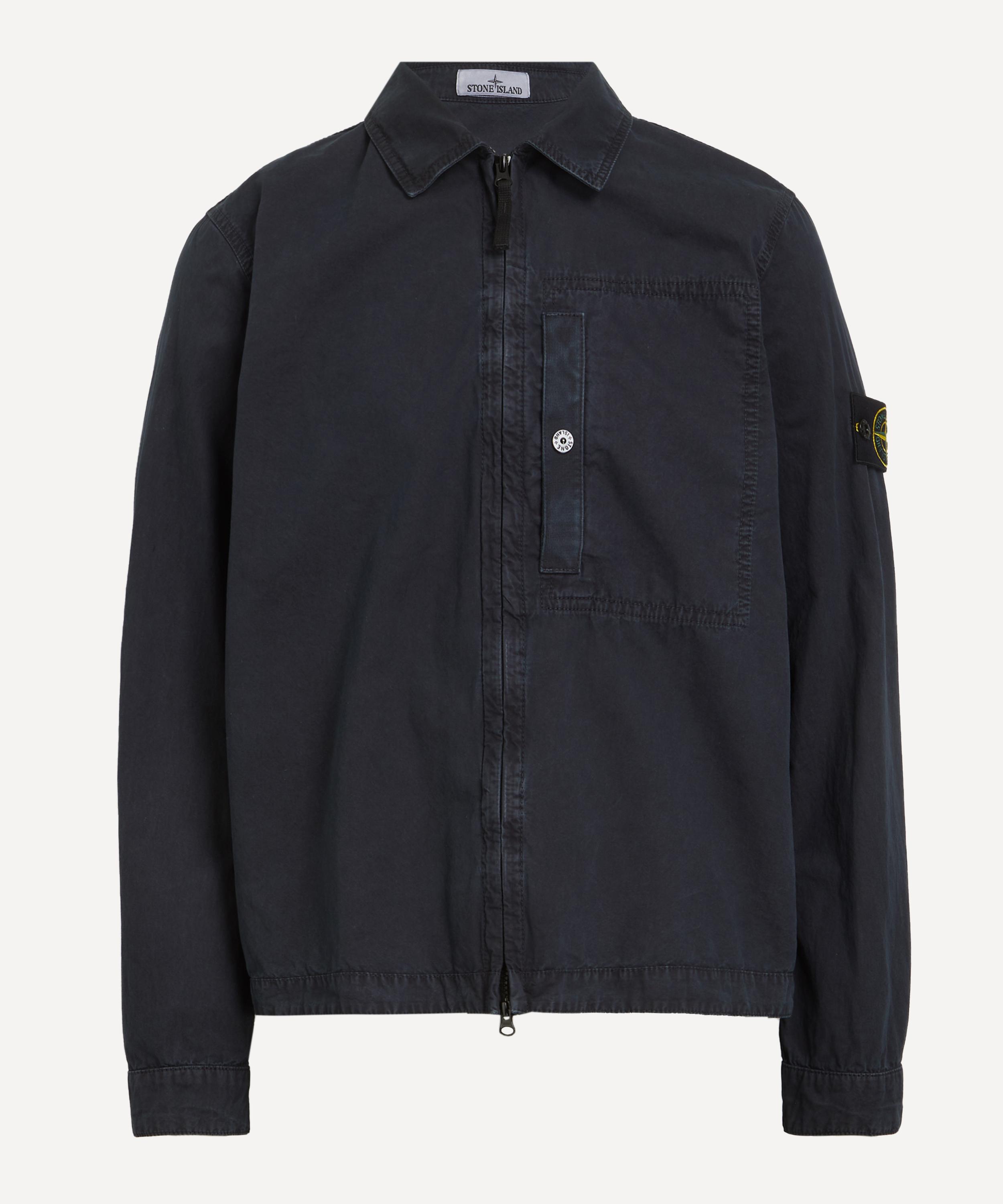 Stone Island - Navy Zipped Overshirt