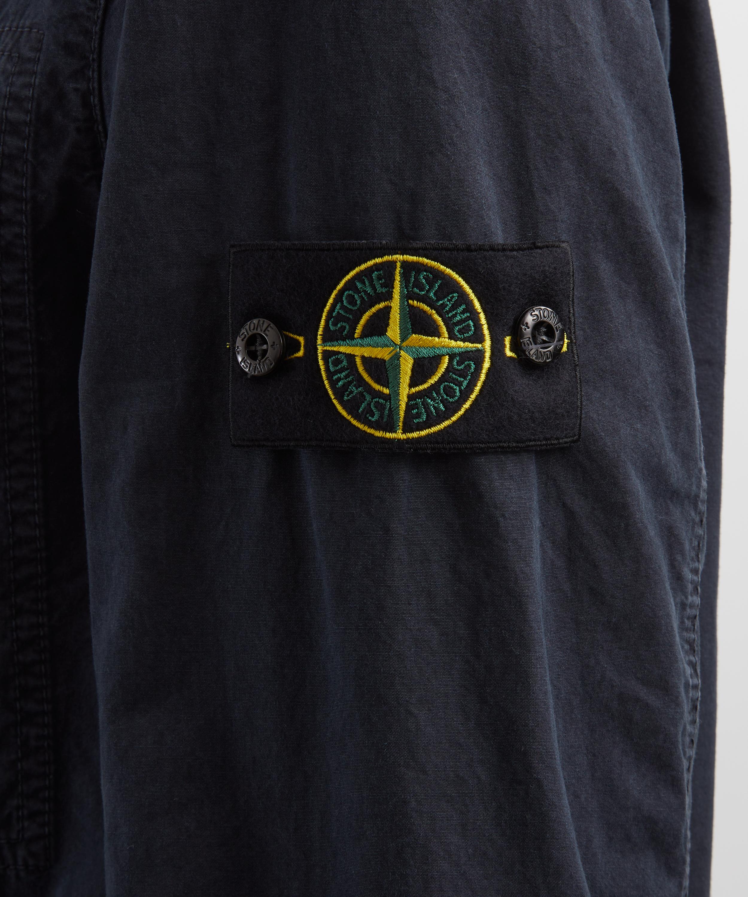 Stone Island - Navy Zipped Overshirt image number 4