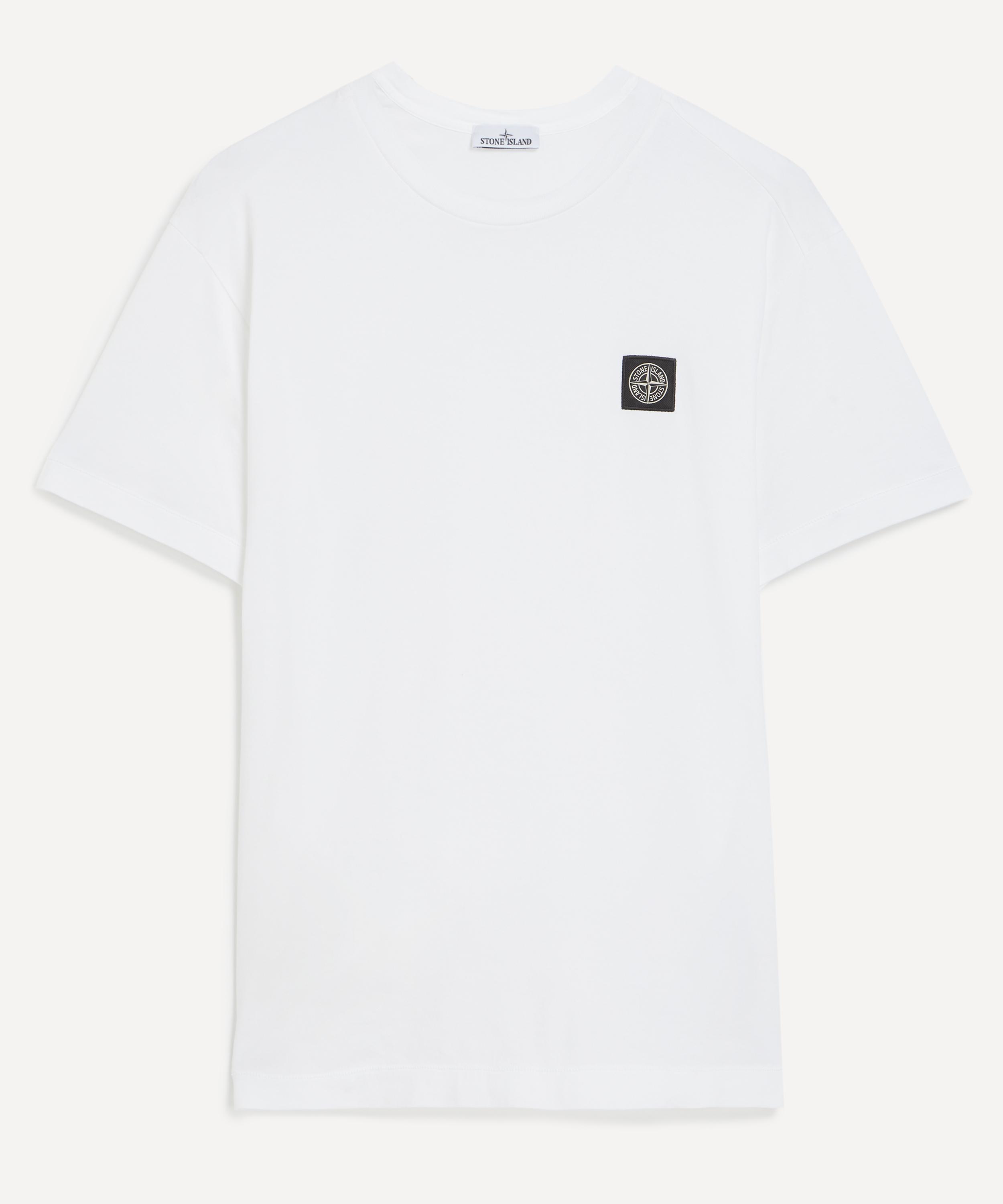 Stone Island - Slim Fit Compass Logo Patch T-Shirt image number 0