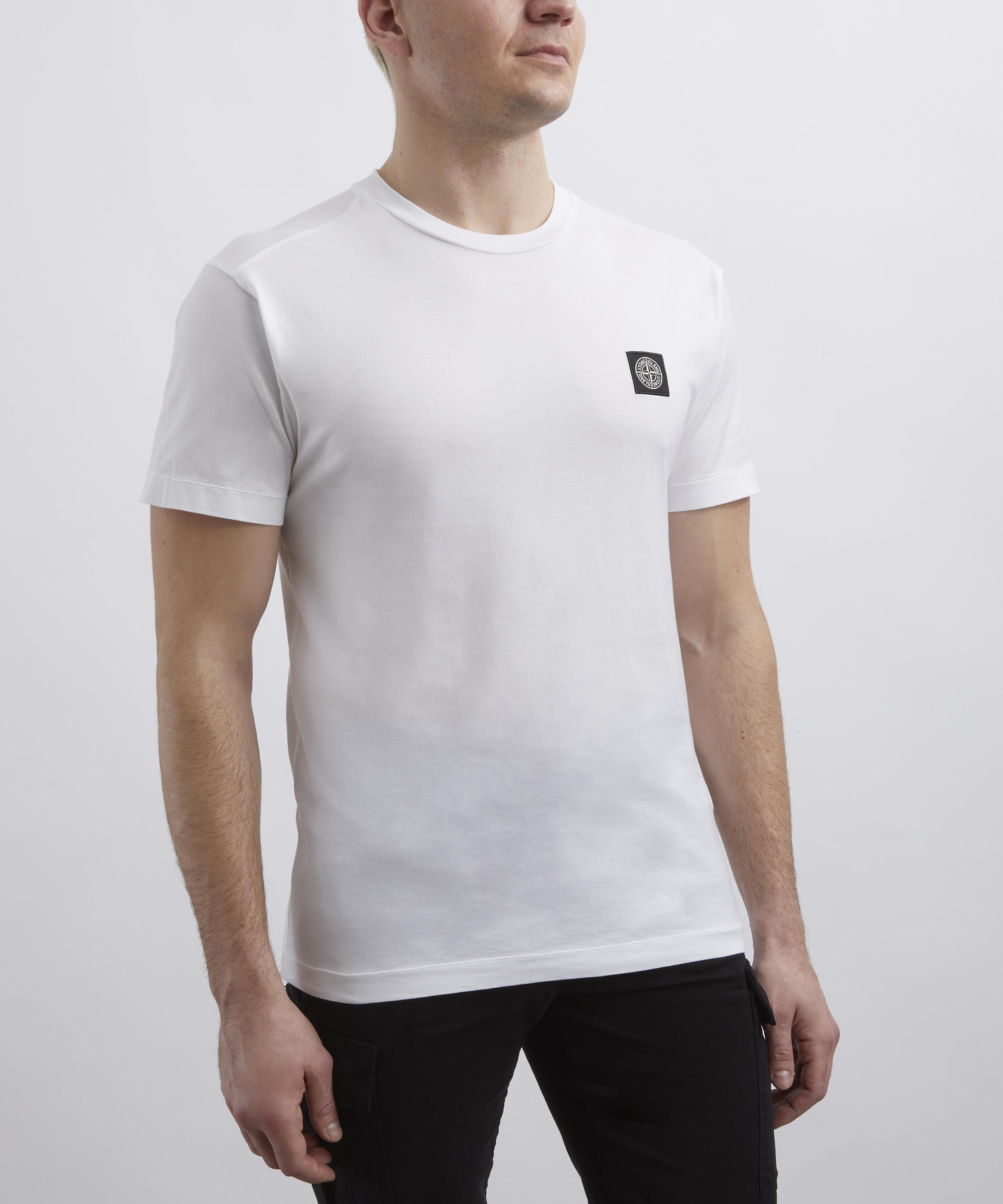 Stone Island - Slim Fit Compass Logo Patch T-Shirt image number 2