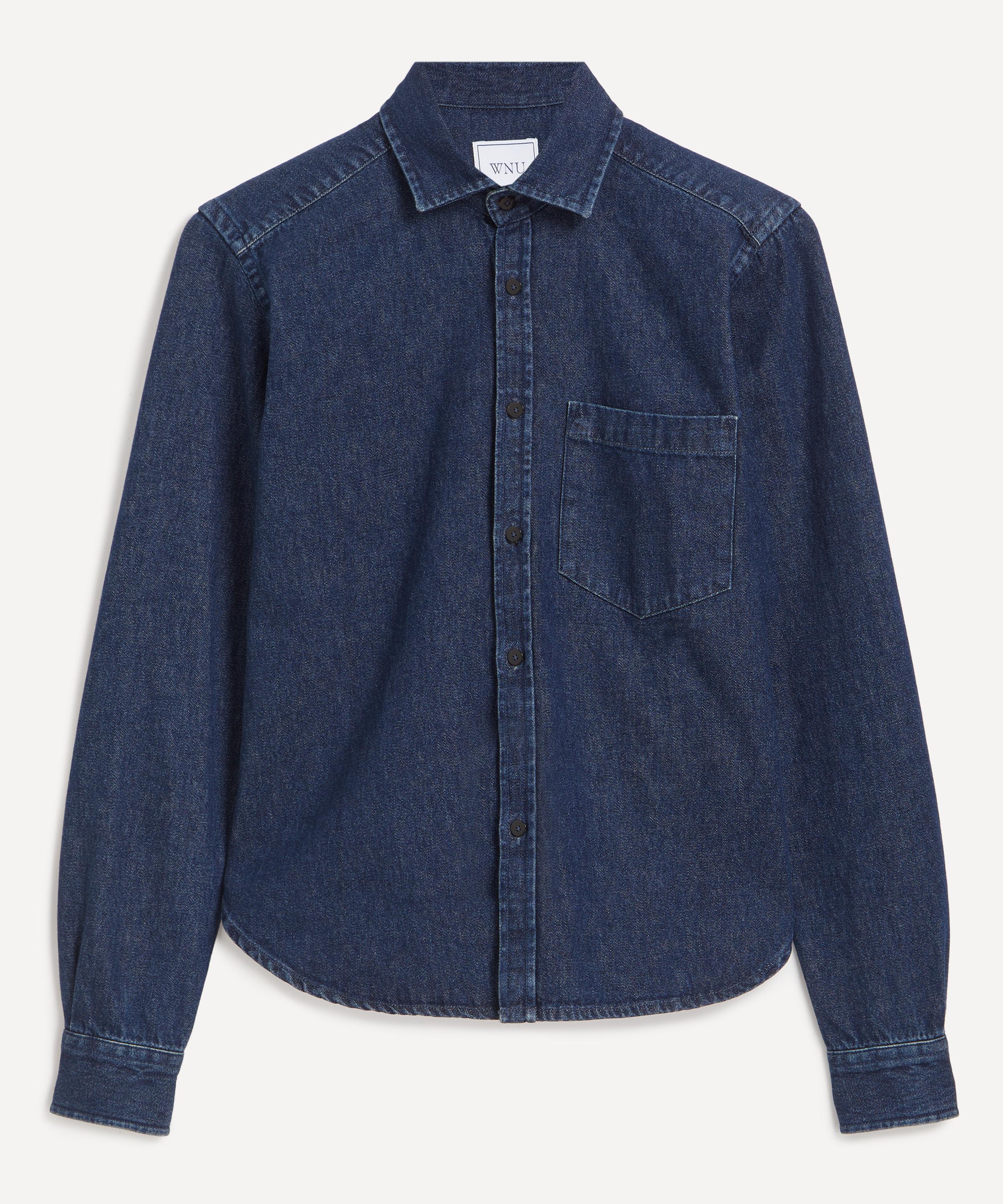 With Nothing Underneath - The Classic Denim Indigo Shirt