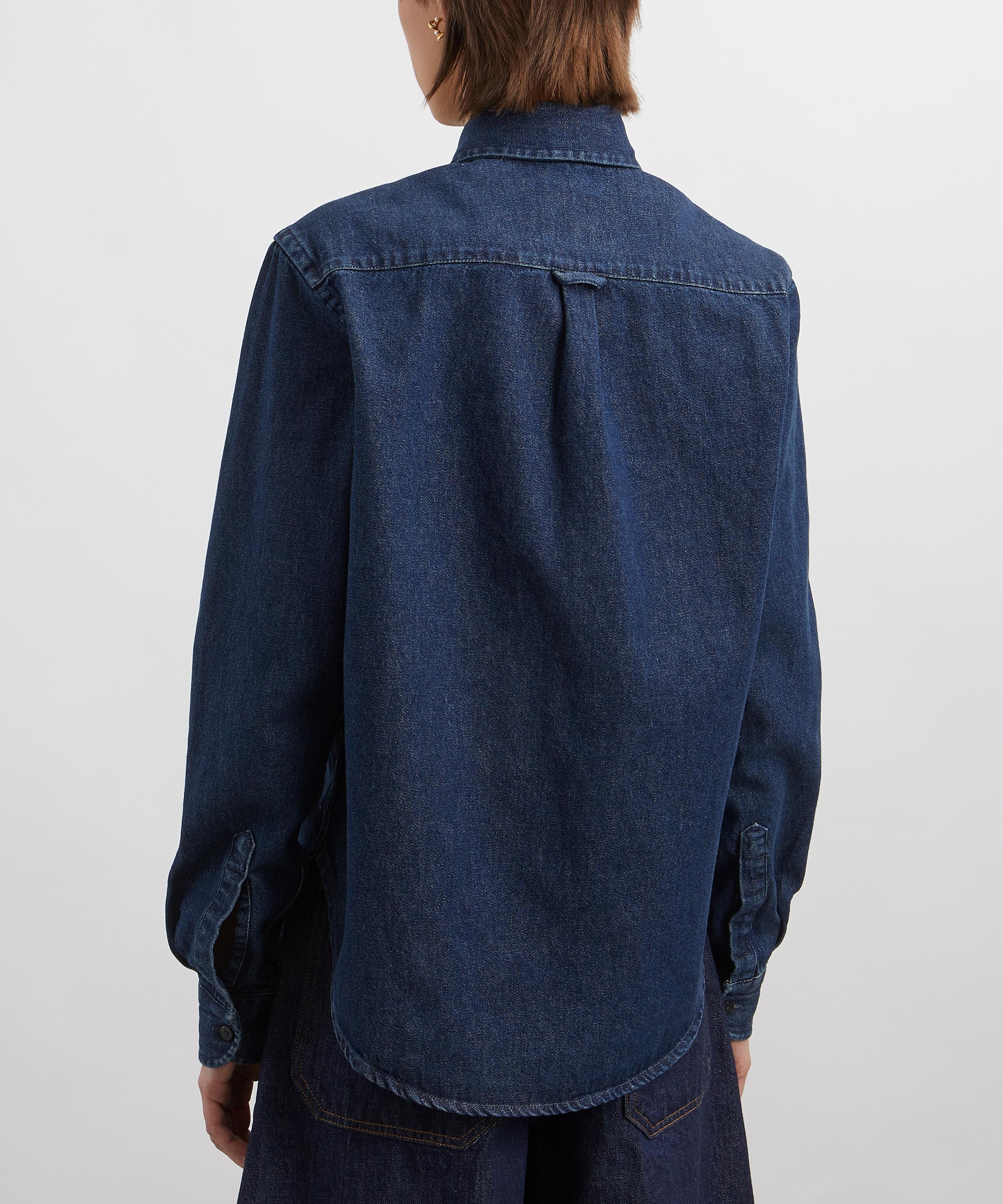 With Nothing Underneath - The Classic Denim Indigo Shirt image number 3