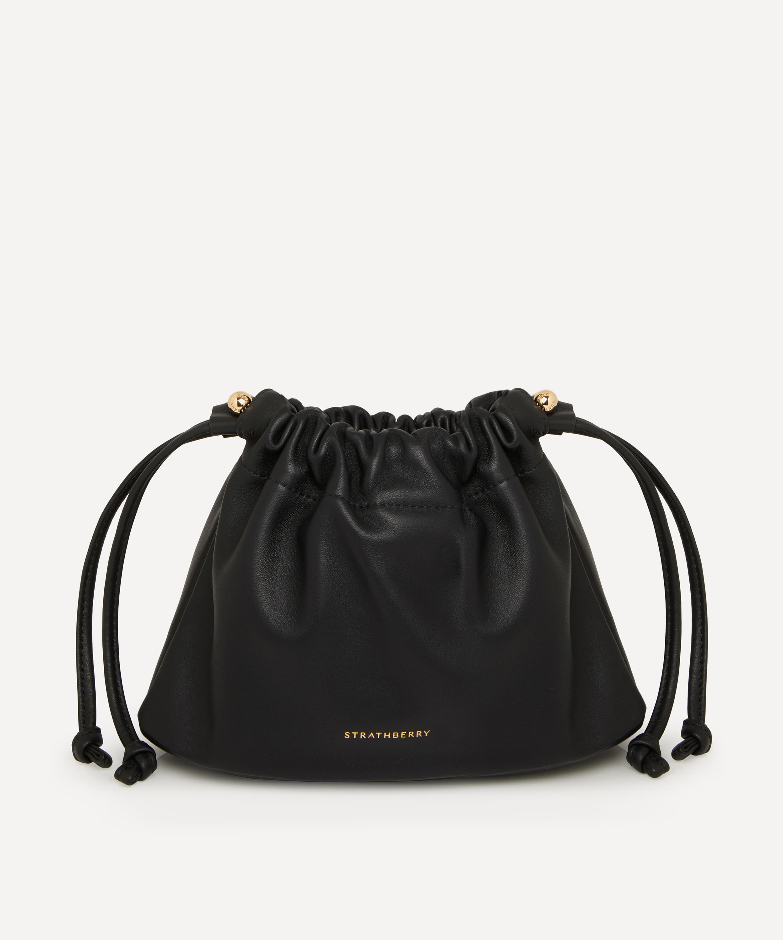 Strathberry - Charlotte Leather Drawstring Bag image number 0