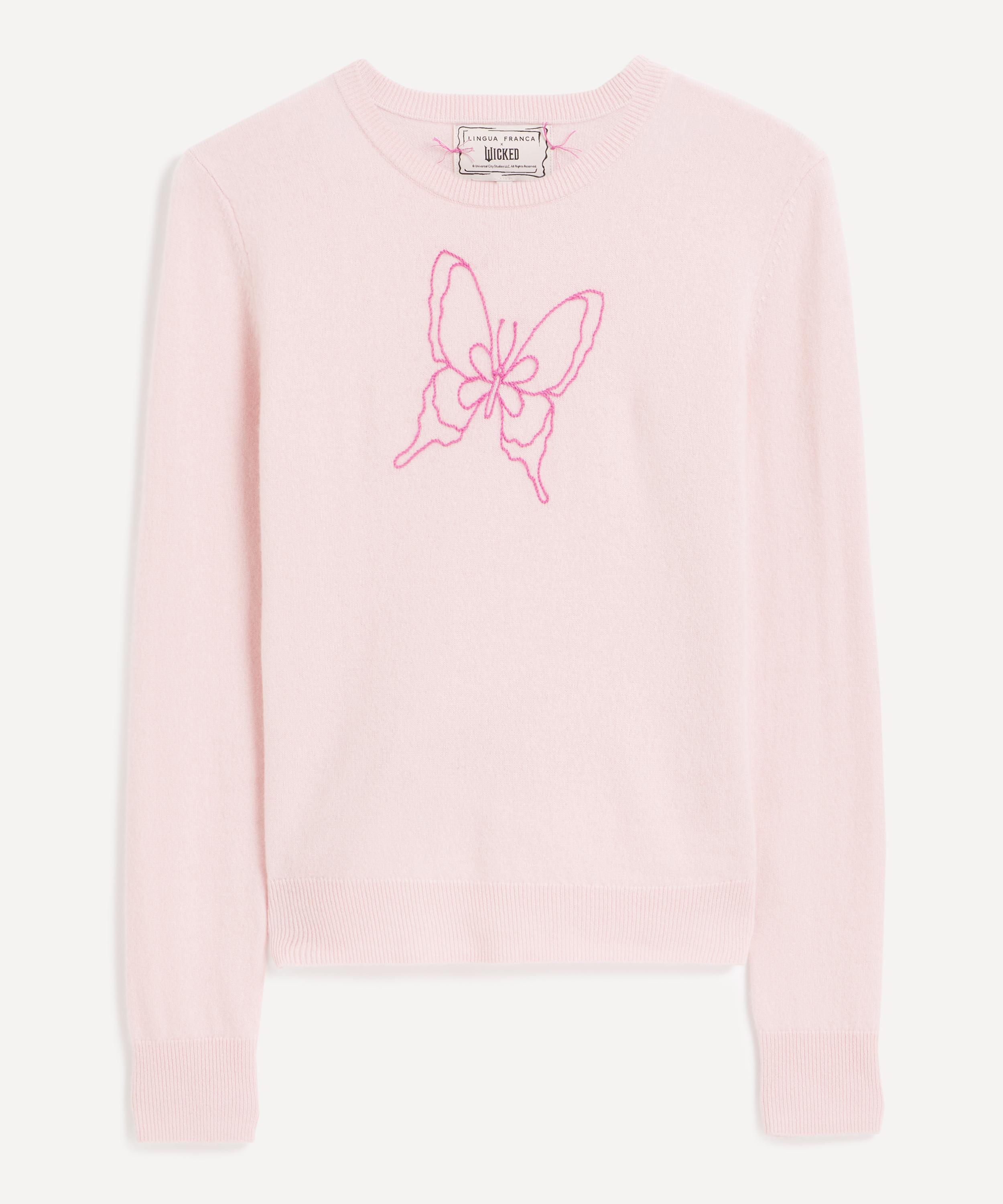 Lingua Franca - Butterfly Cashmere Jumper image number 0
