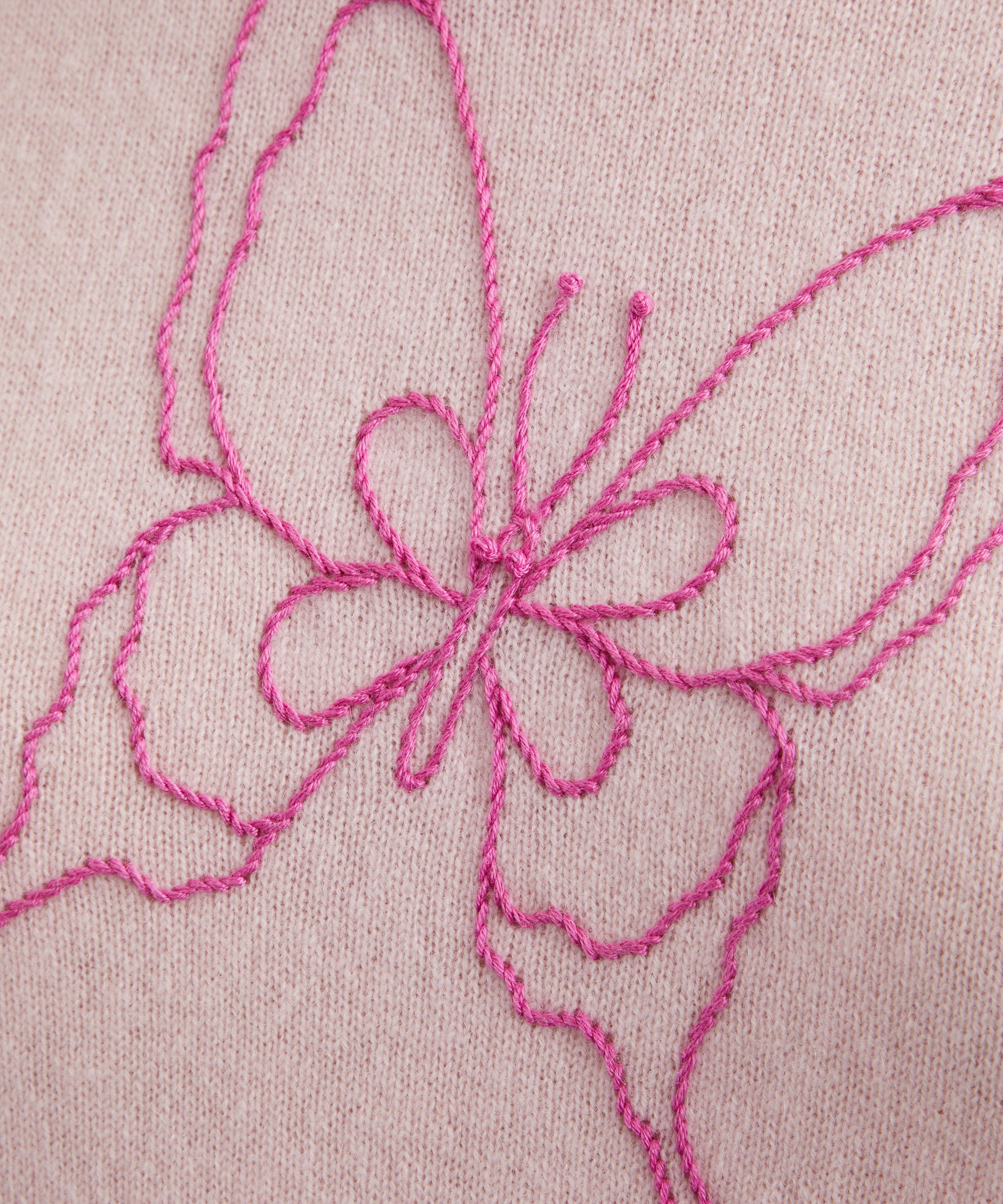 Lingua Franca - Butterfly Cashmere Jumper image number 4