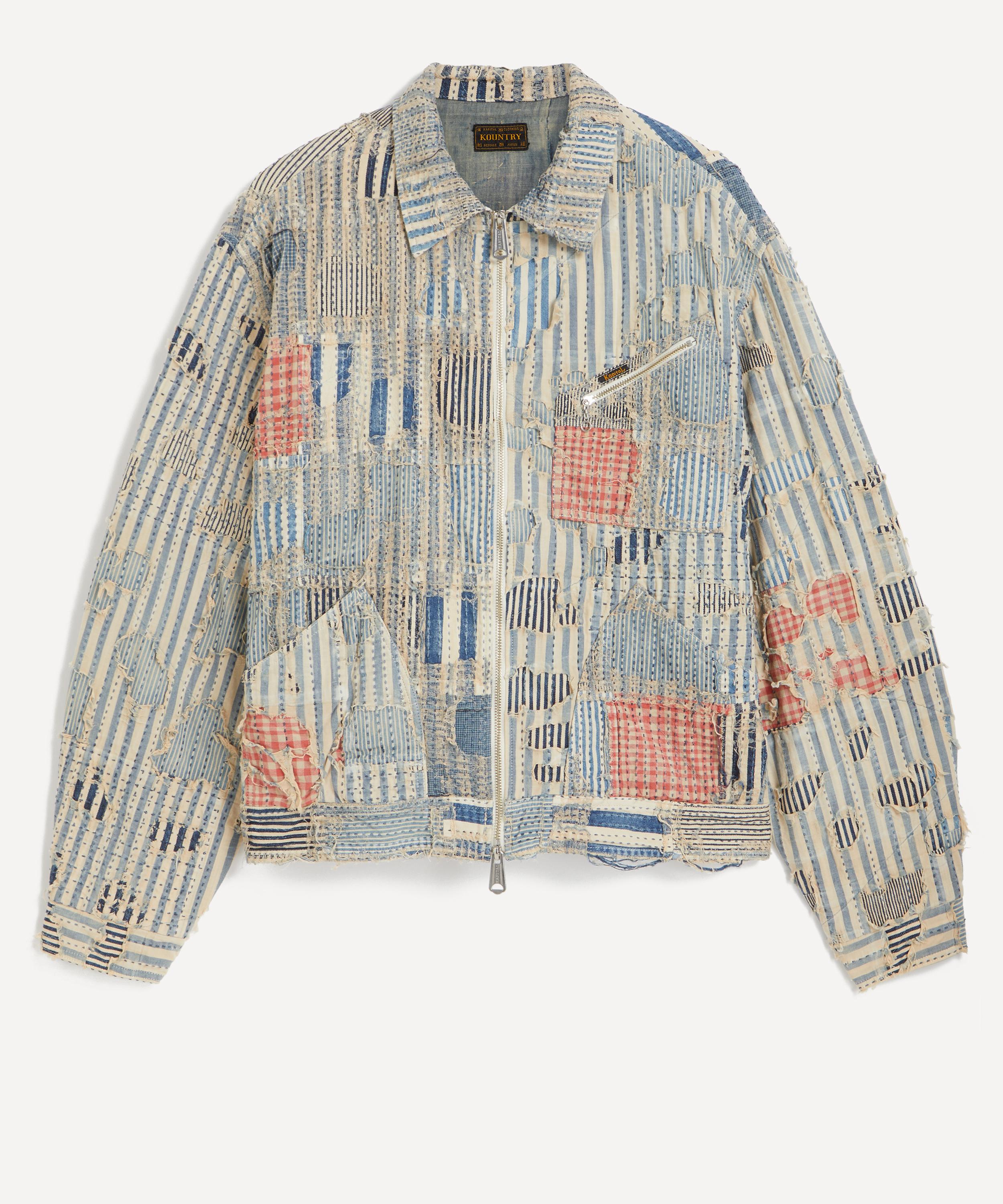 Kapital - Liberty Distressed Embroidered Blouson Jacket image number 0