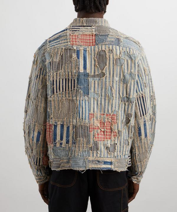 Kapital Liberty Distressed Embroidered Blouson Jacket | Liberty Kapital Liberty Distressed Embroidered Blouson Jacket | Liberty