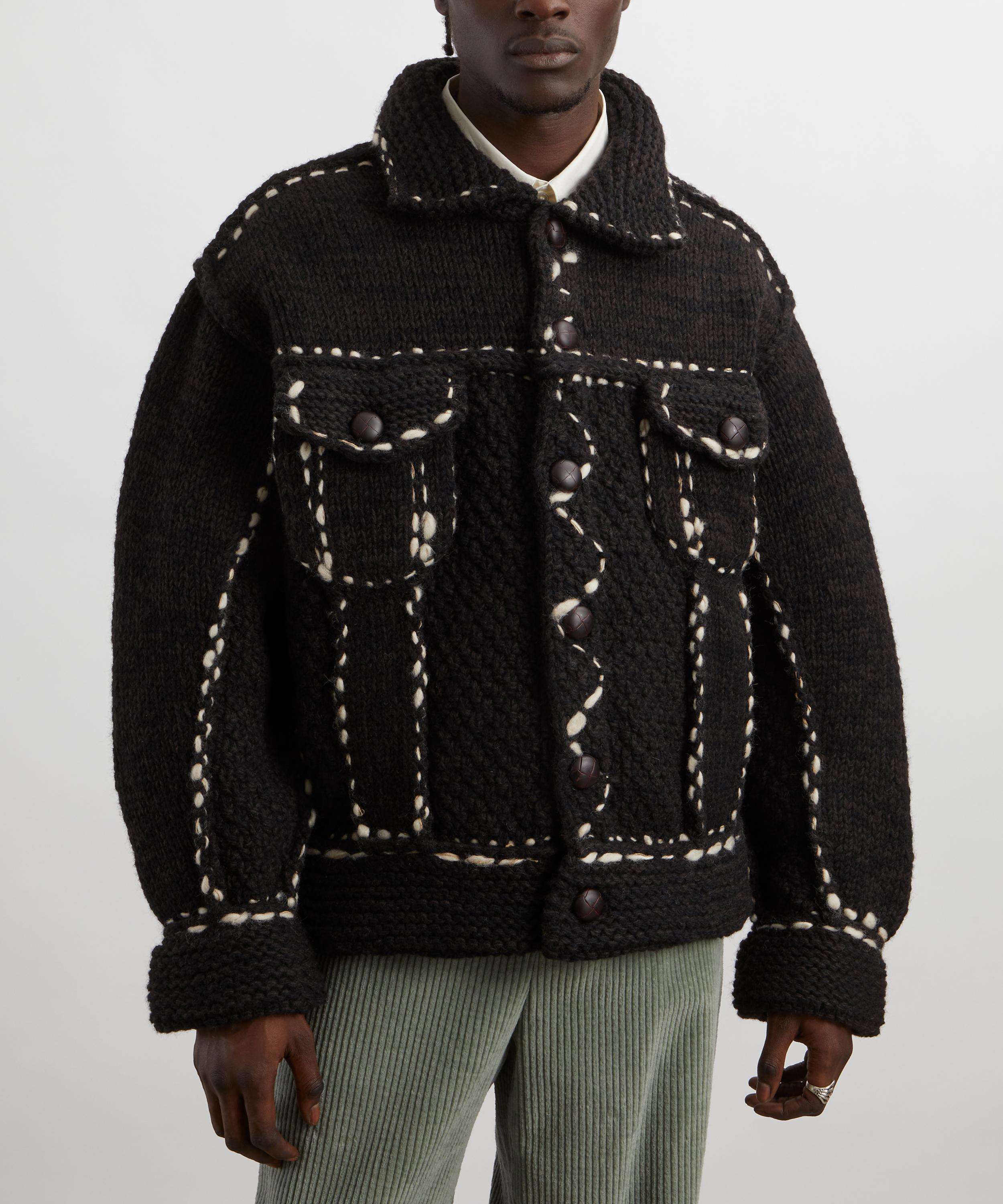 Kapital - Cowichan Hand-Knit Wool G-Jacket image number 2