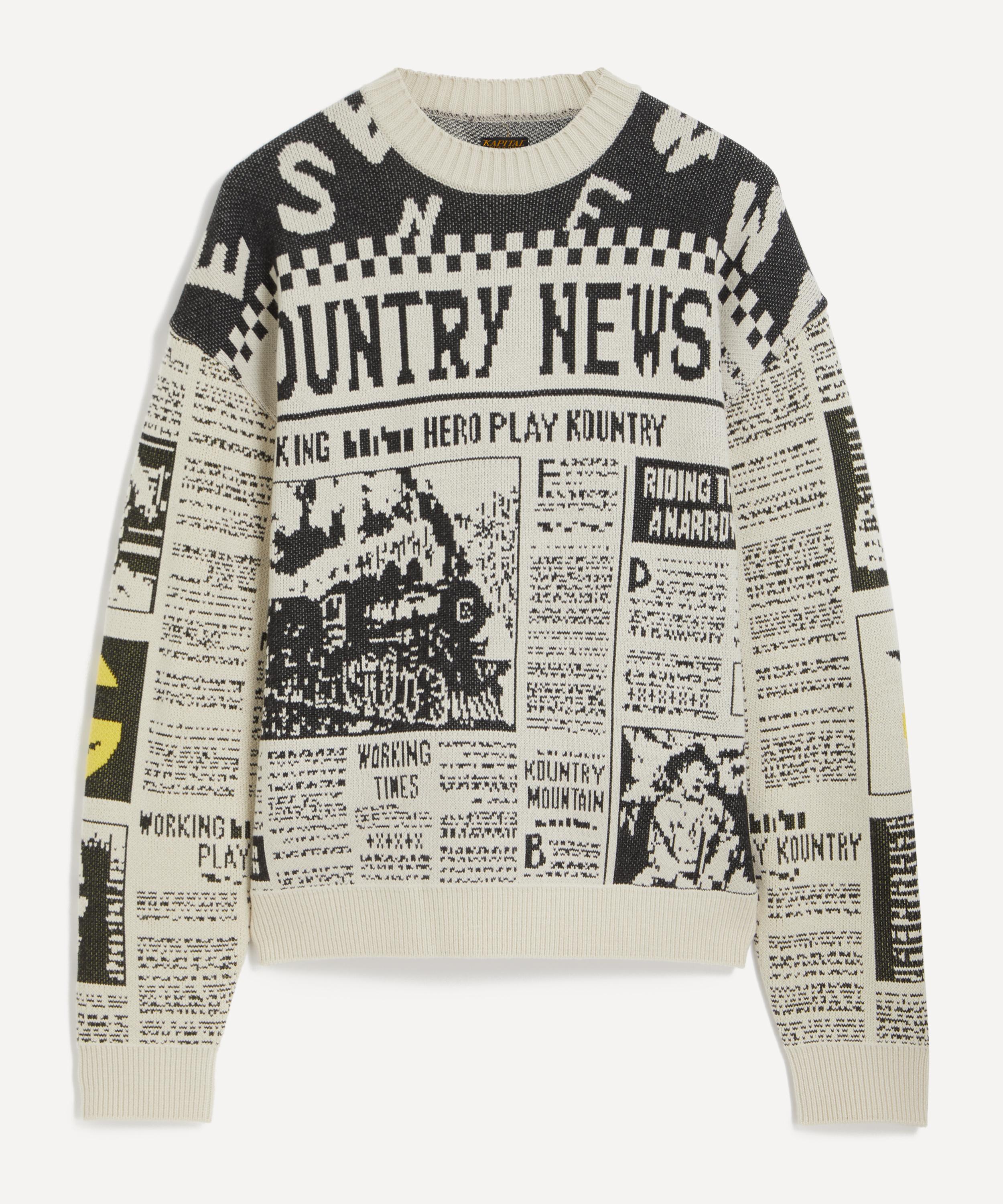 Kapital - 8G Knit Newspaper Jumper image number 0