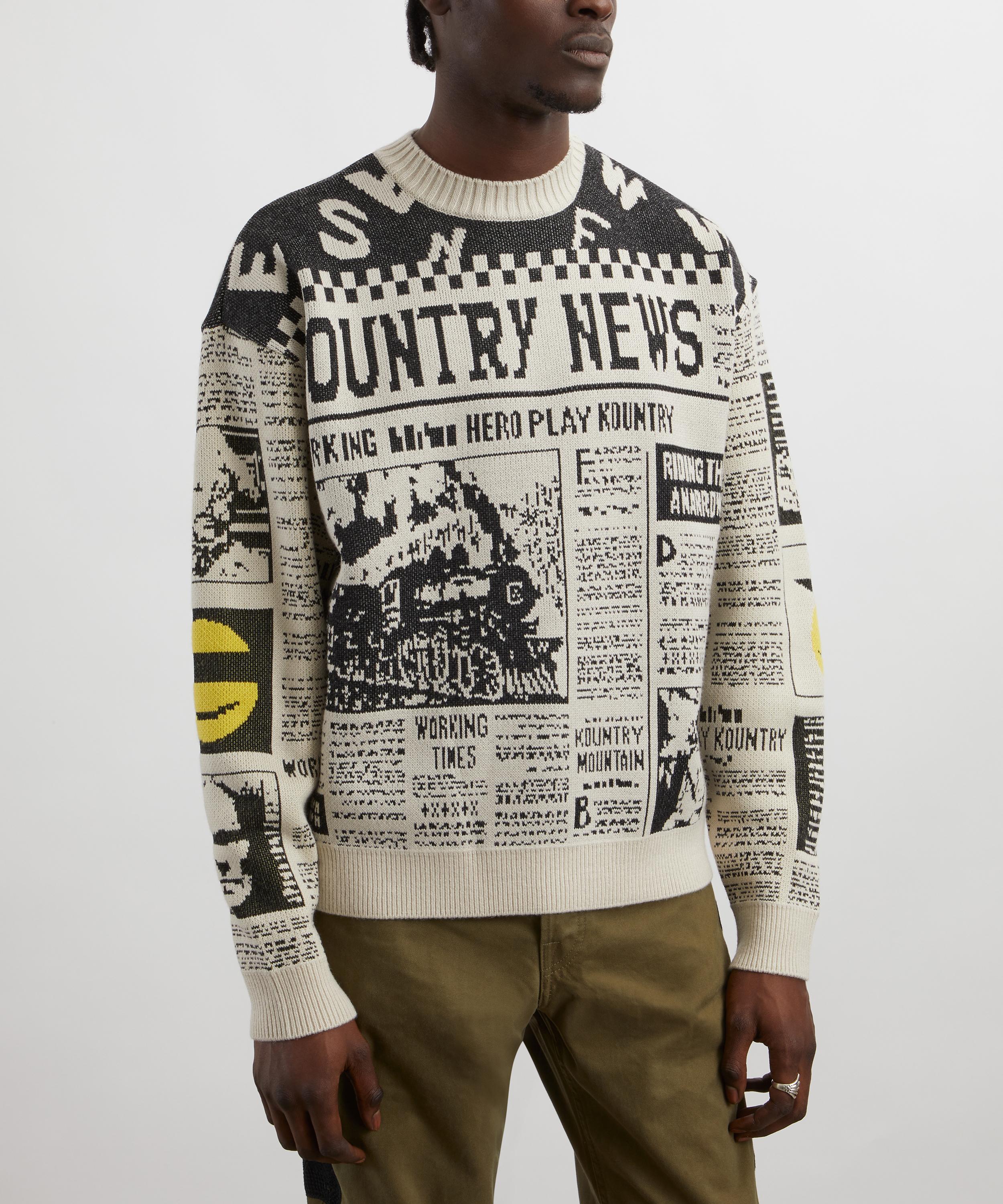 Kapital - 8G Knit Newspaper Jumper image number 2