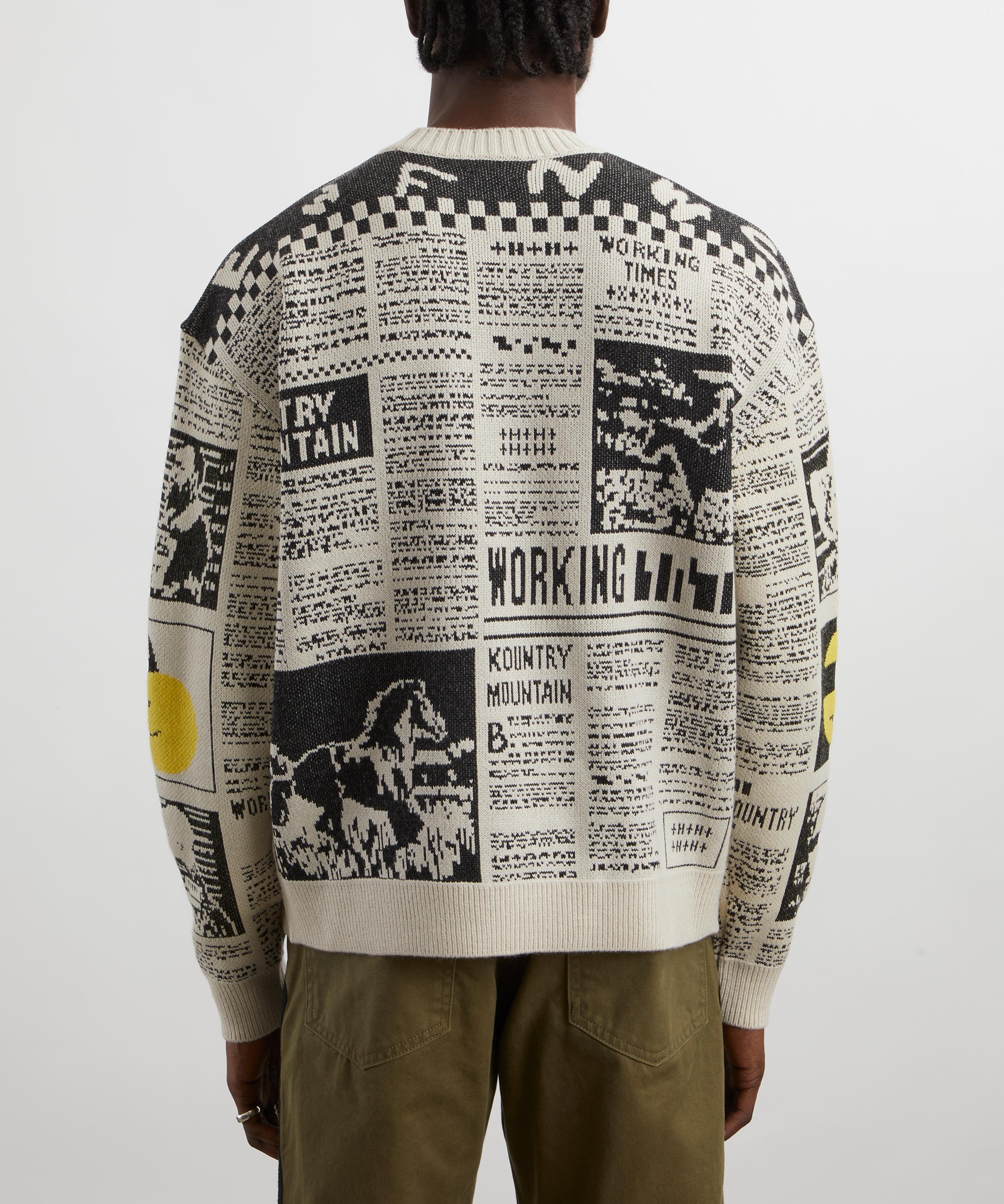 Kapital - 8G Knit Newspaper Jumper image number 3