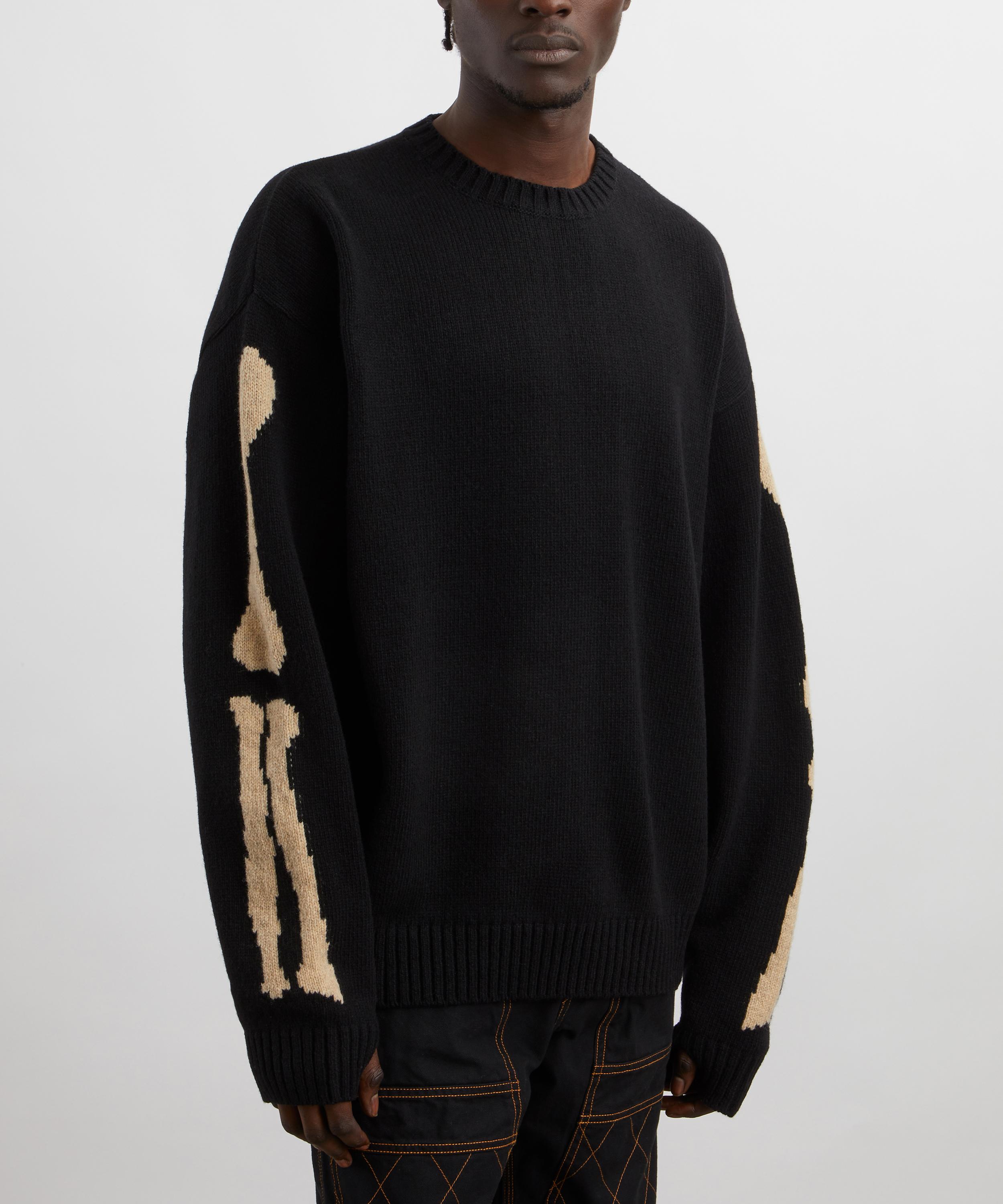 Kapital - 5G Wool BONE Crew Jumper image number 2