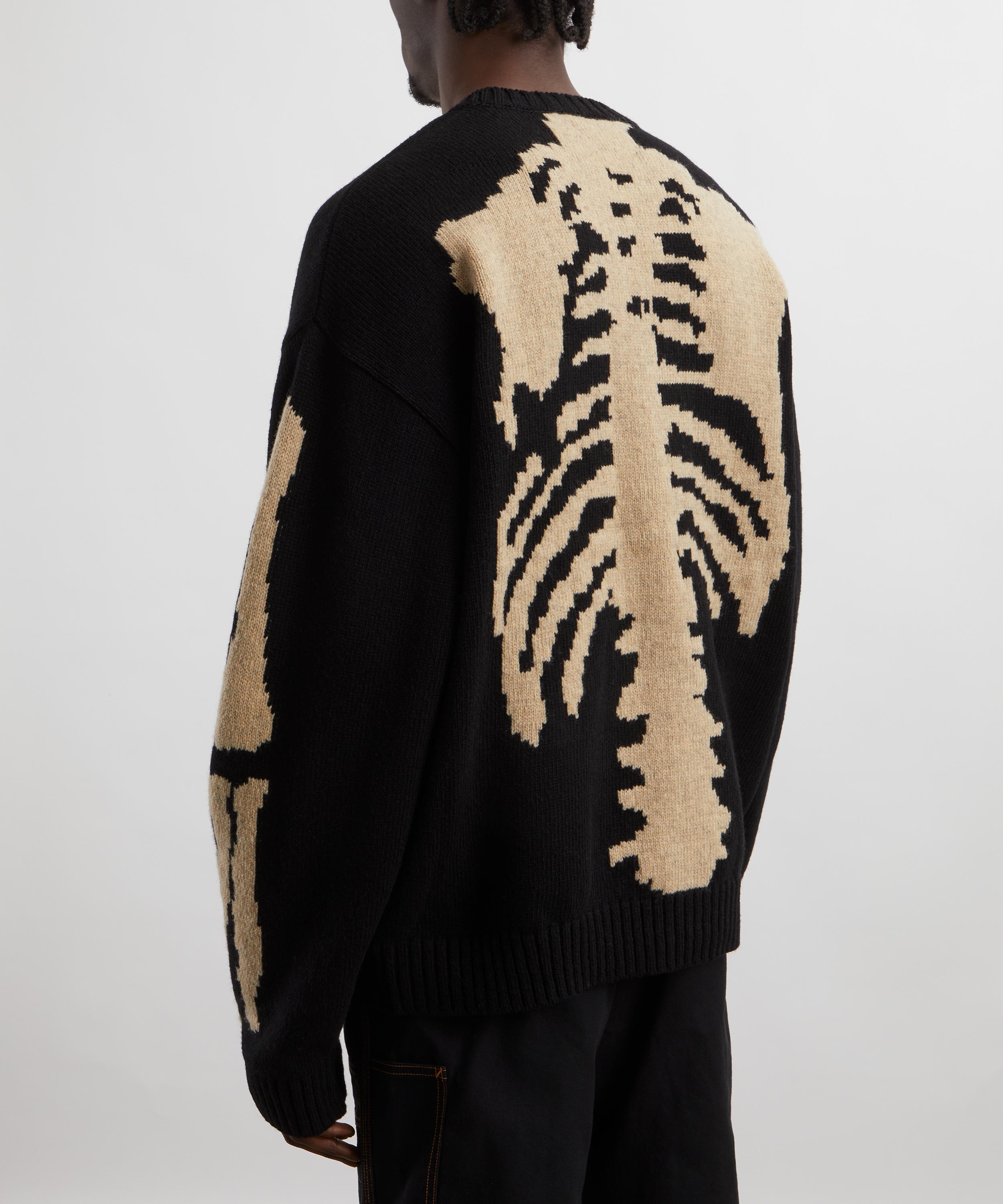 Kapital - 5G Wool BONE Crew Jumper image number 3