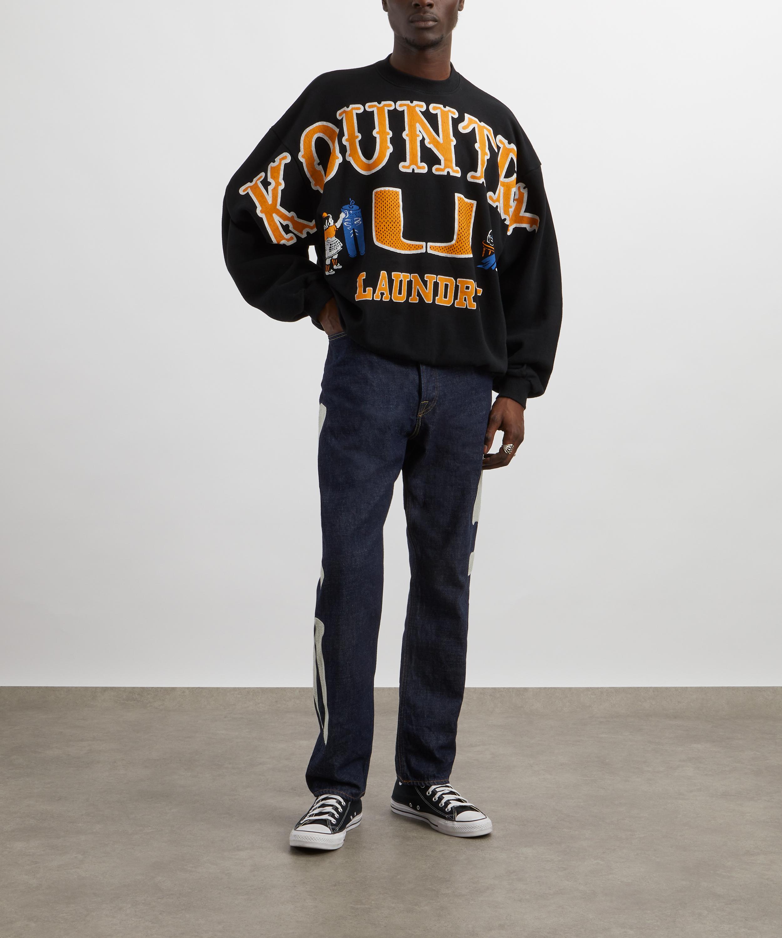 Kapital - KOUNTRY Laundry Cotton-Jersey Sweatshirt image number 1