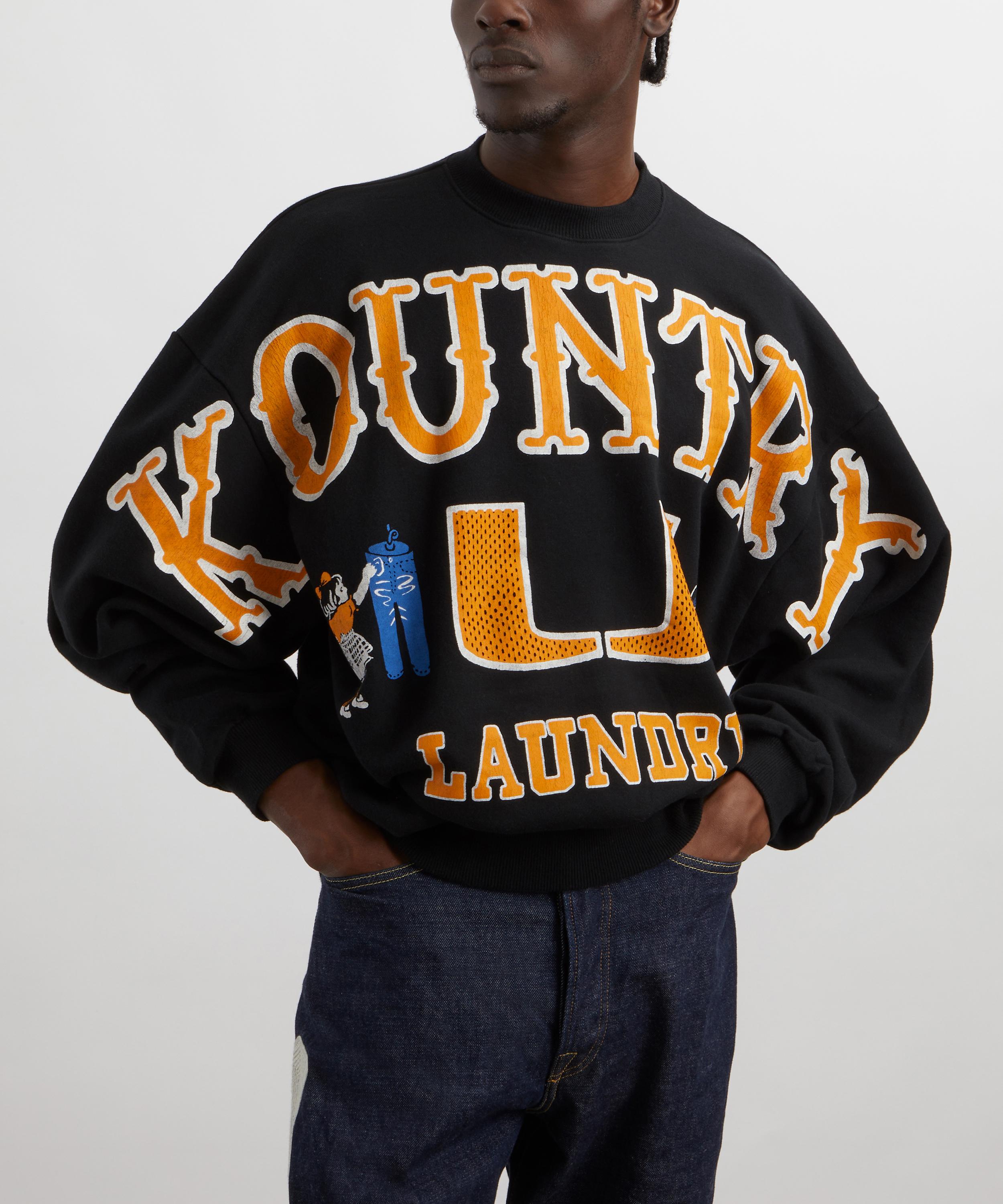 Kapital - KOUNTRY Laundry Cotton-Jersey Sweatshirt image number 2