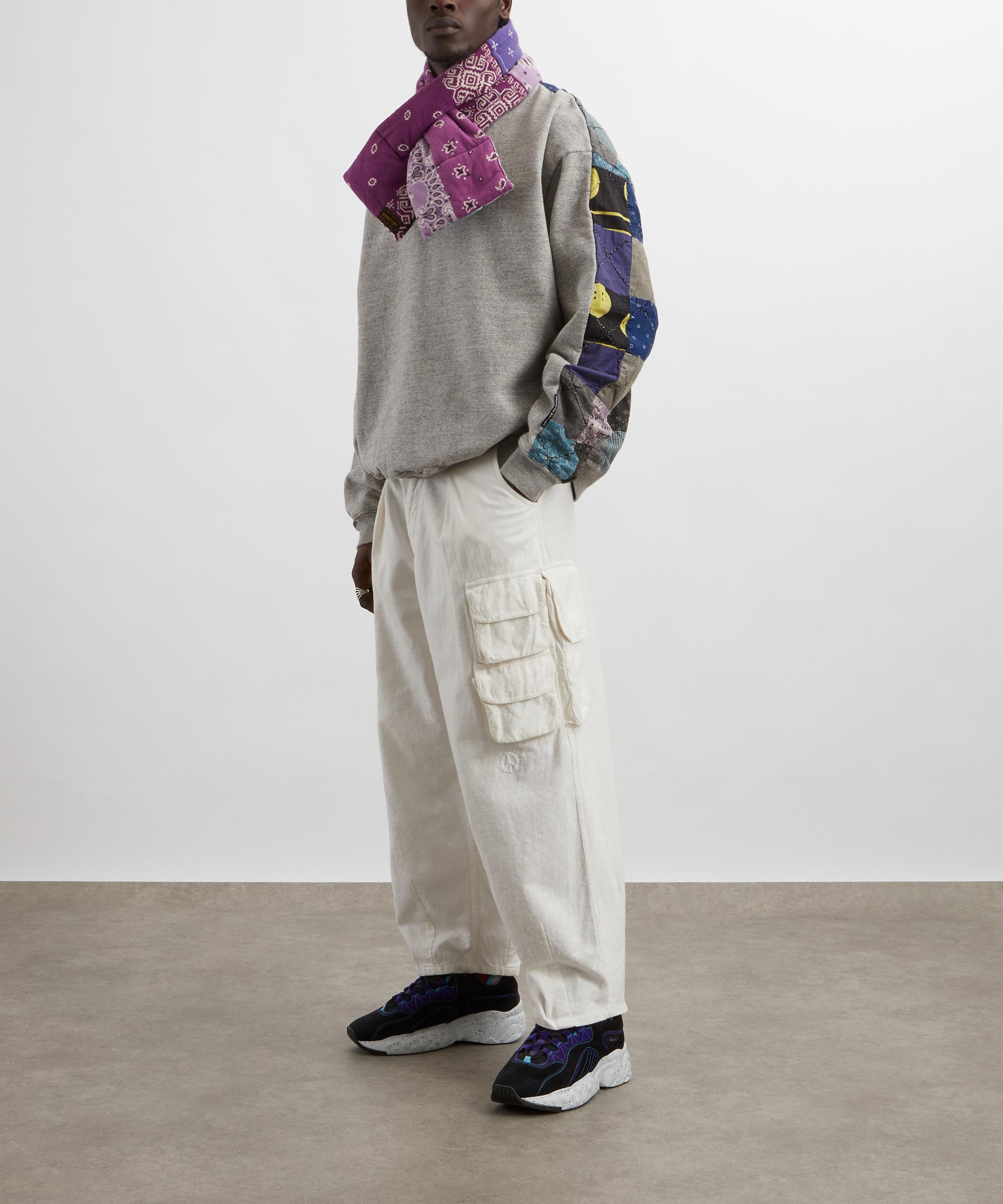 Kapital - Top SWT Knit x PROFILE RAINBOWY QUILT Sweatshirt image number 1